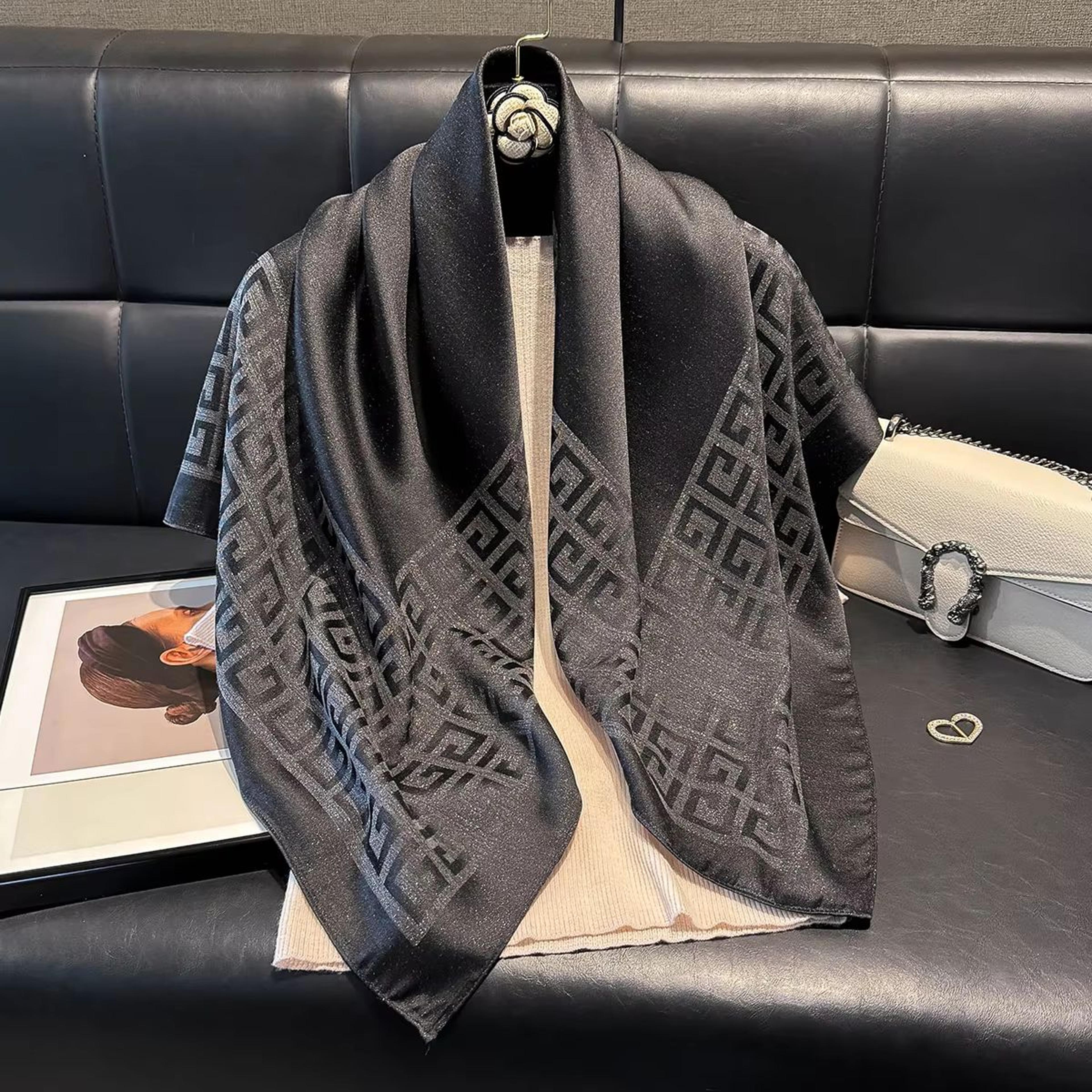 Womens SilkLike Square Hijab Scarf  2756x2756in Fashion Sun Protection Shawl  Headscarf 0