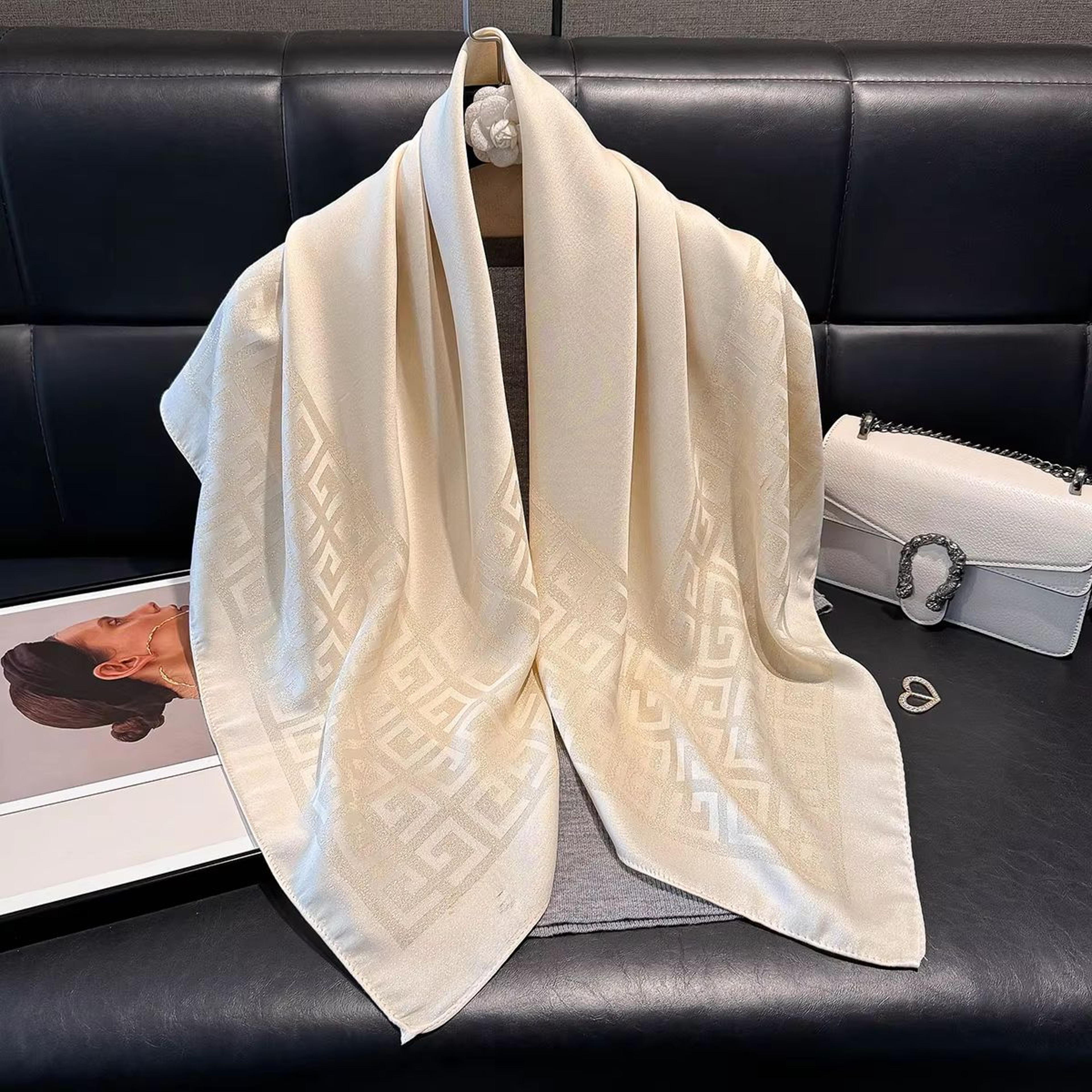 Womens SilkLike Square Hijab Scarf  2756x2756in Fashion Sun Protection Shawl  Headscarf 9