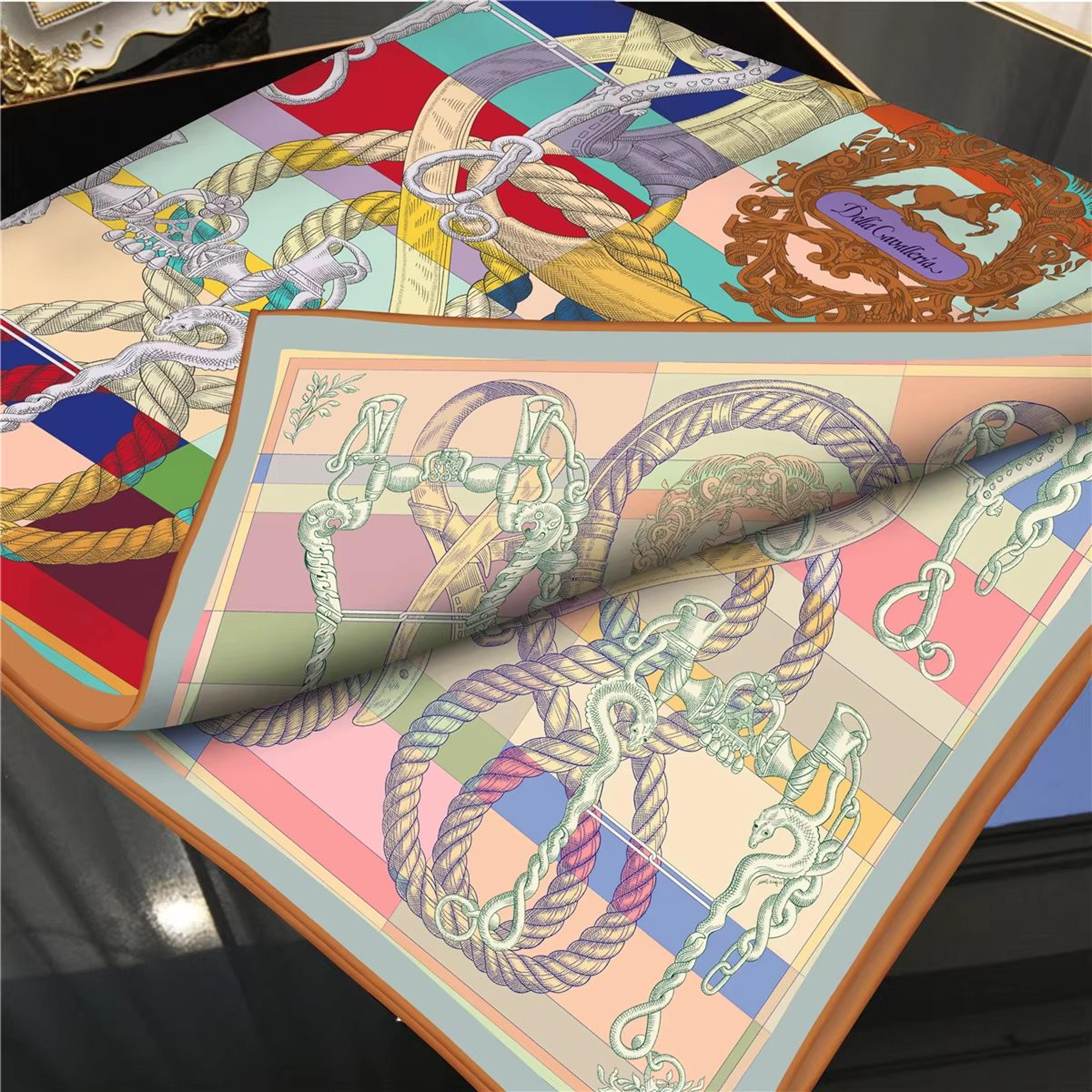 TwoSided Print Headband Scarf 3543x3543in For Women Hijab Neck Wrap Beach Sun Protection Shawl 5