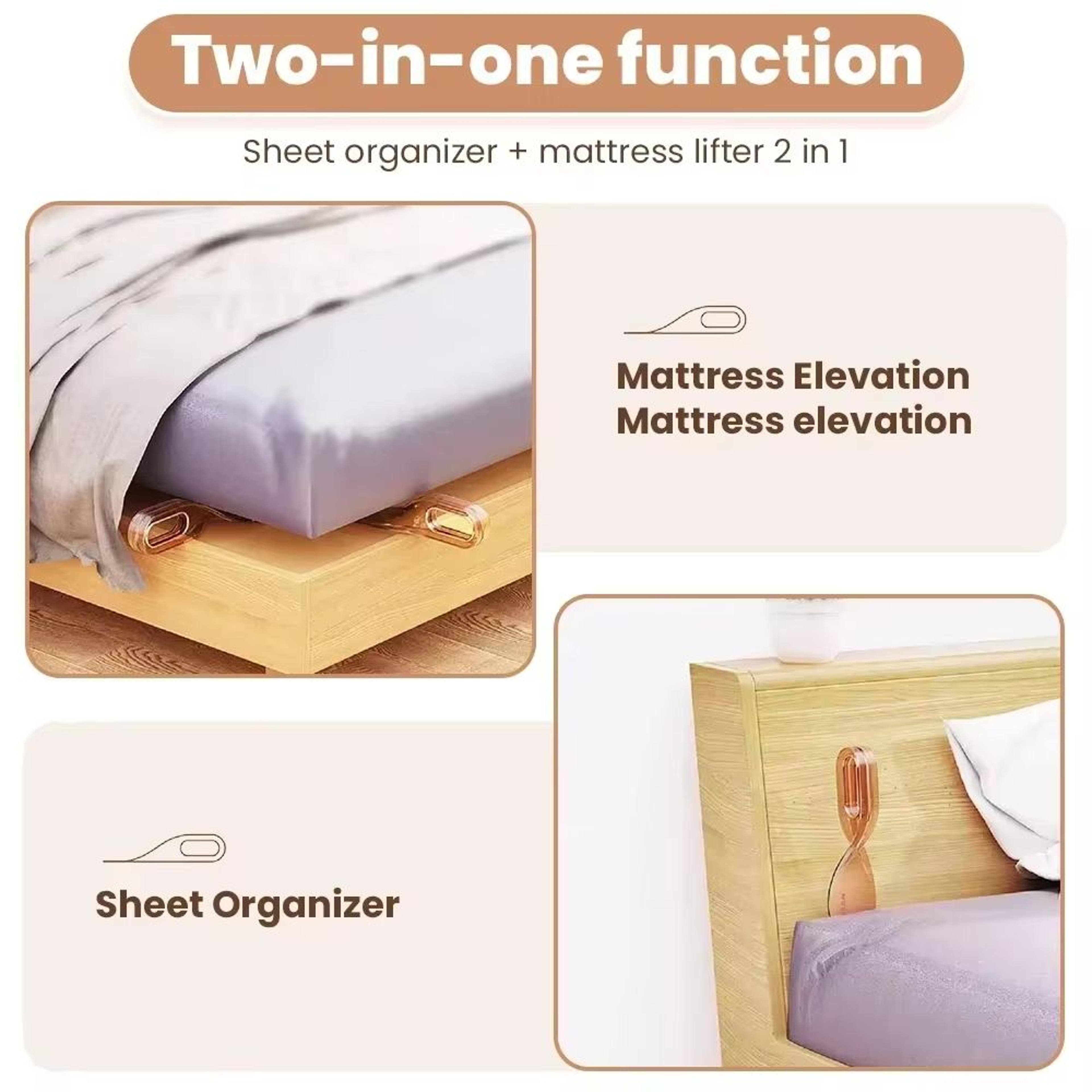 Portable Mattress Lifter Tool Ergonomic Bed Sheet Changing Aid 3