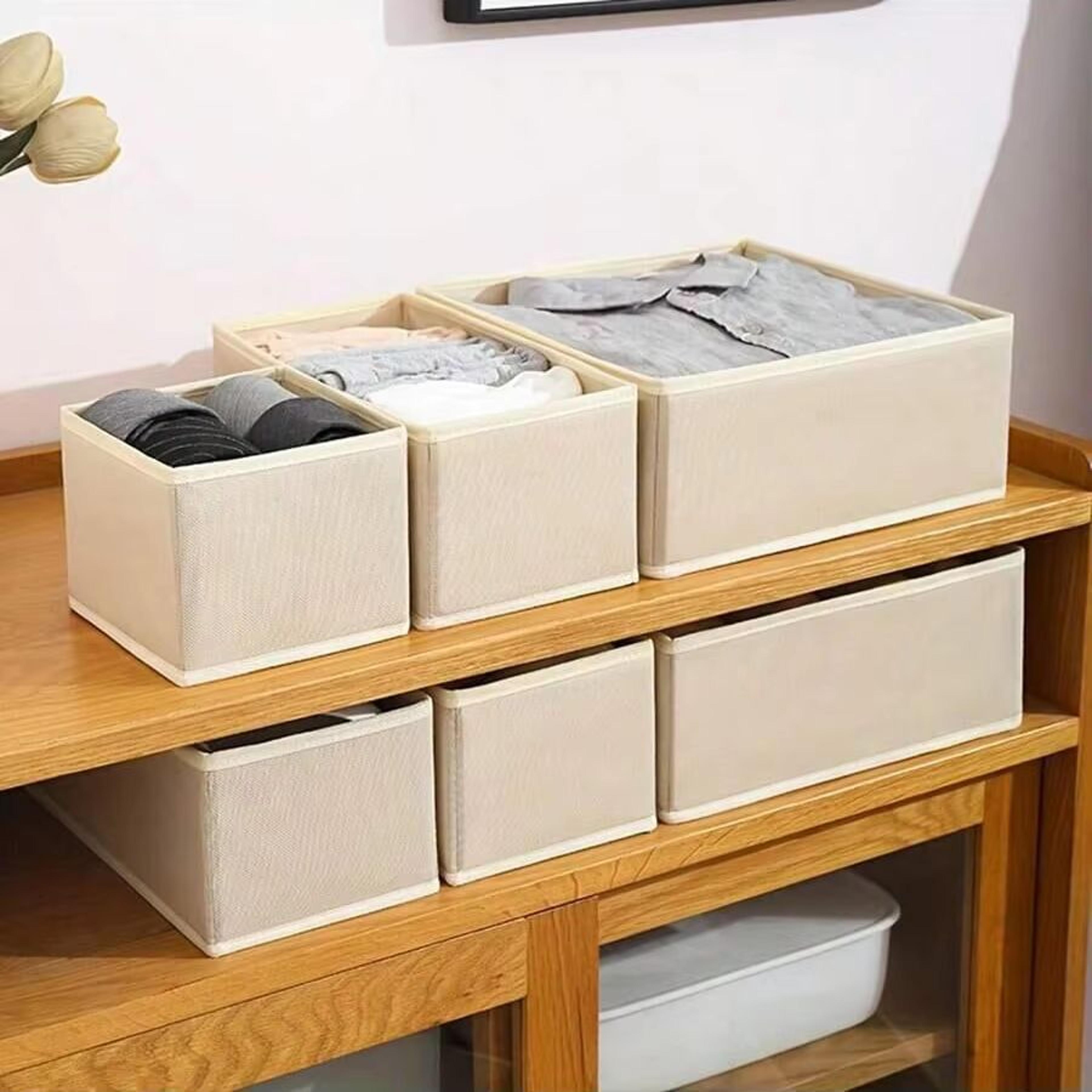 SpaceSaving Foldable Underwear Organizer Set Drawer  Closet Storage Boxes 612 Pieces 2