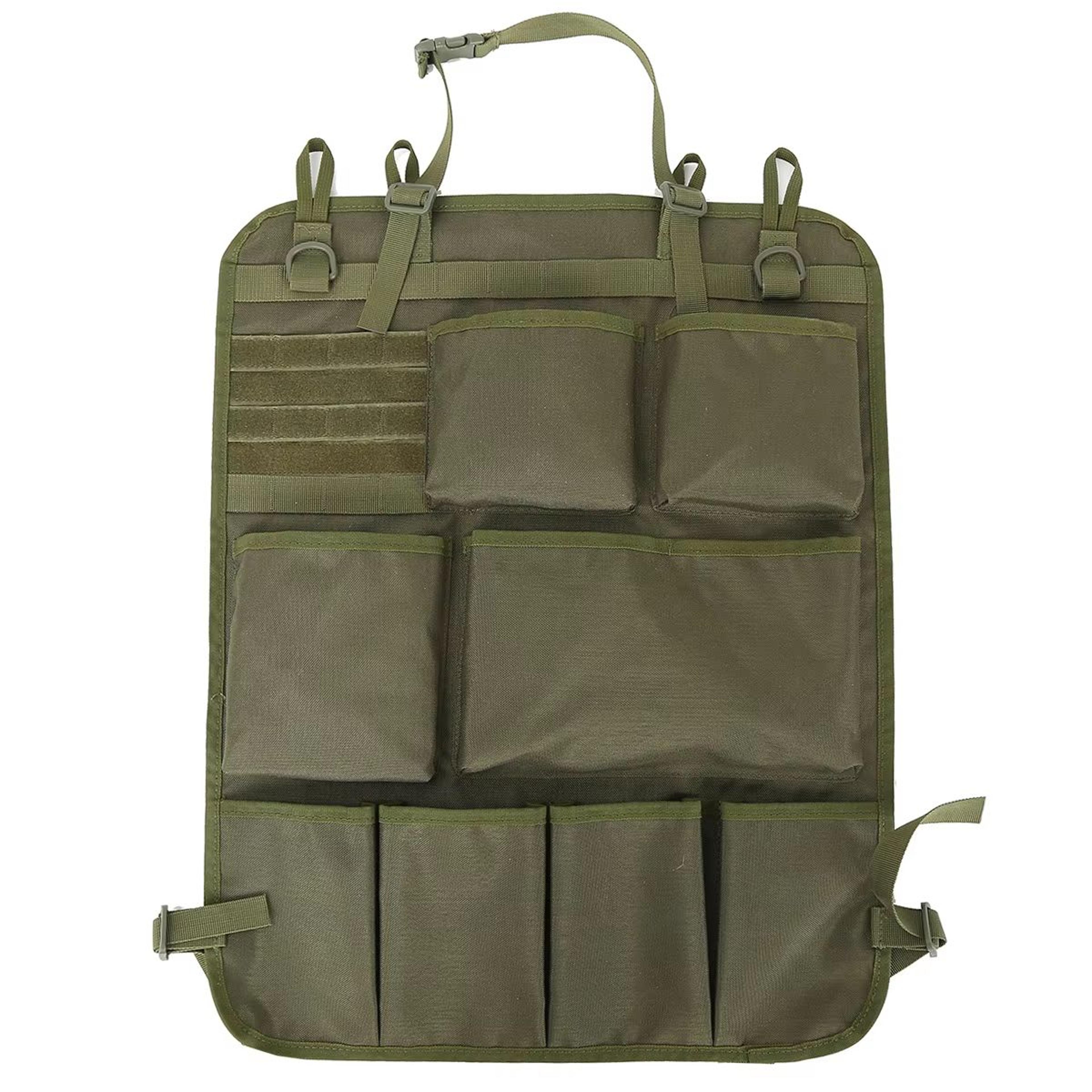 Tactical Camo Car Seat Organizer Hanging Seat Back Storage Bag With MultiPocket Tidying 7