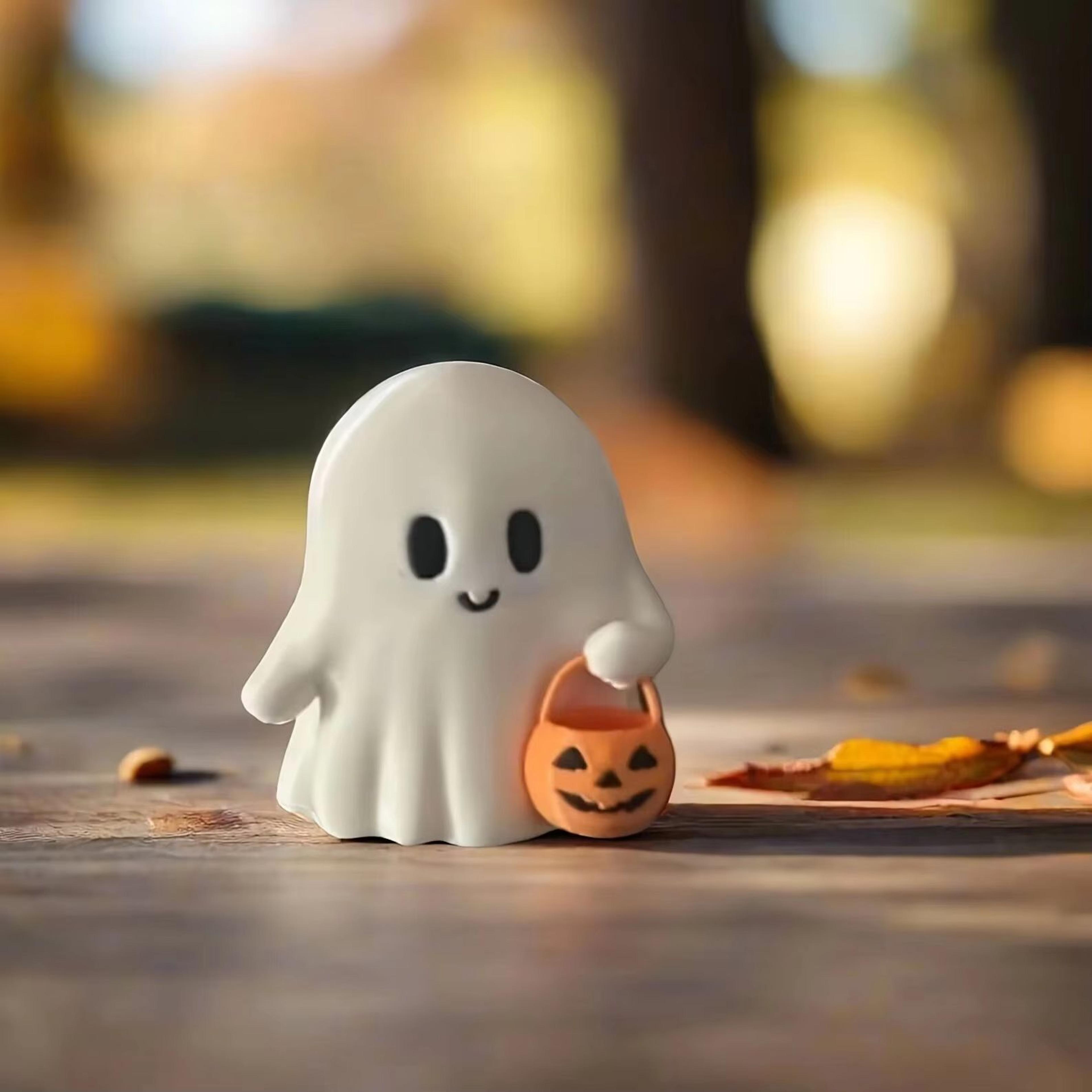 Cute AnimeStyle Pumpkin Statue Halloween Decoration For Living Room  Bedroom 2