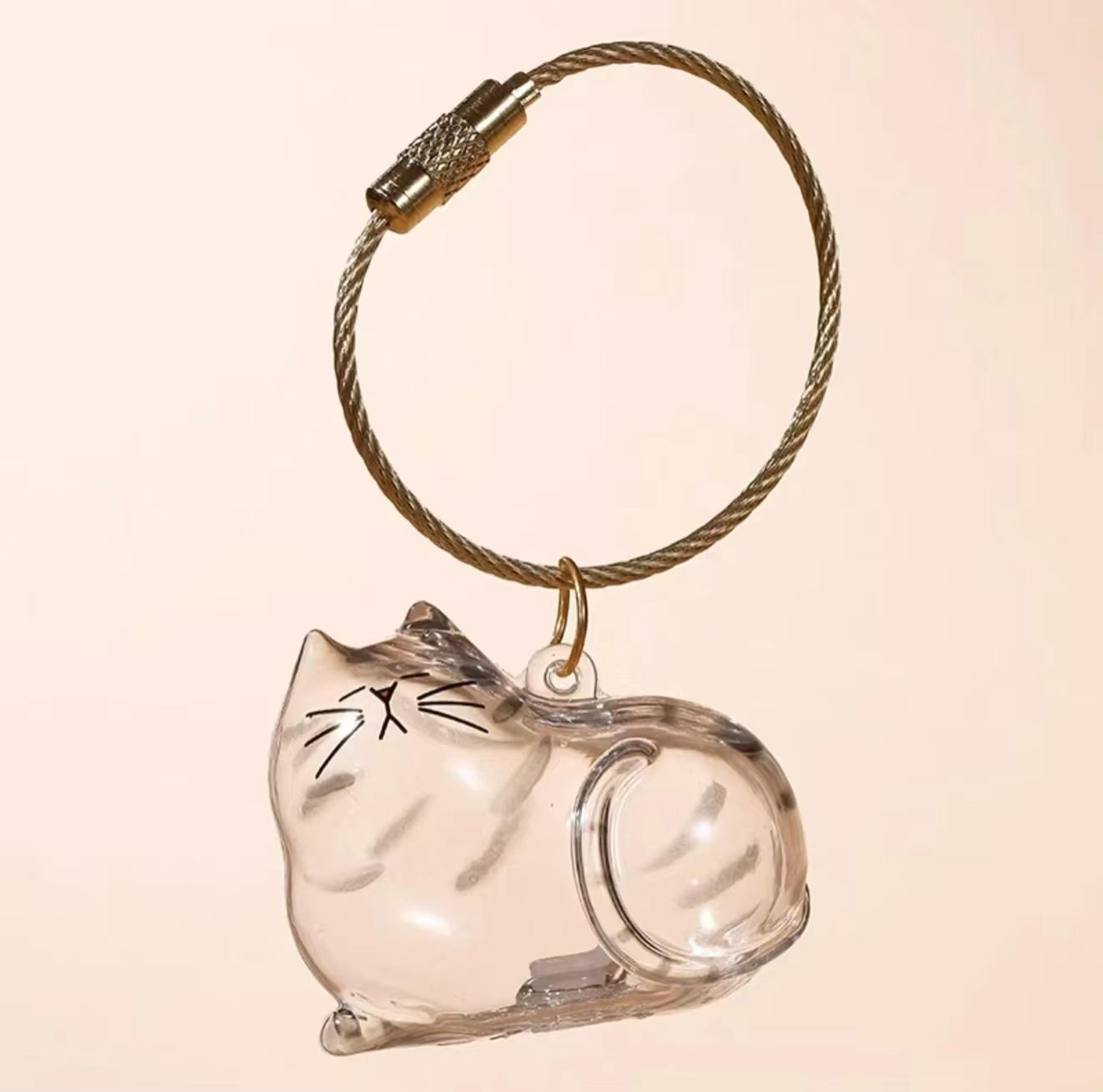 Transparent Pet Fur Storage Capsule Hanging Ornament For Cat  Dog Hair Keepsakes 7