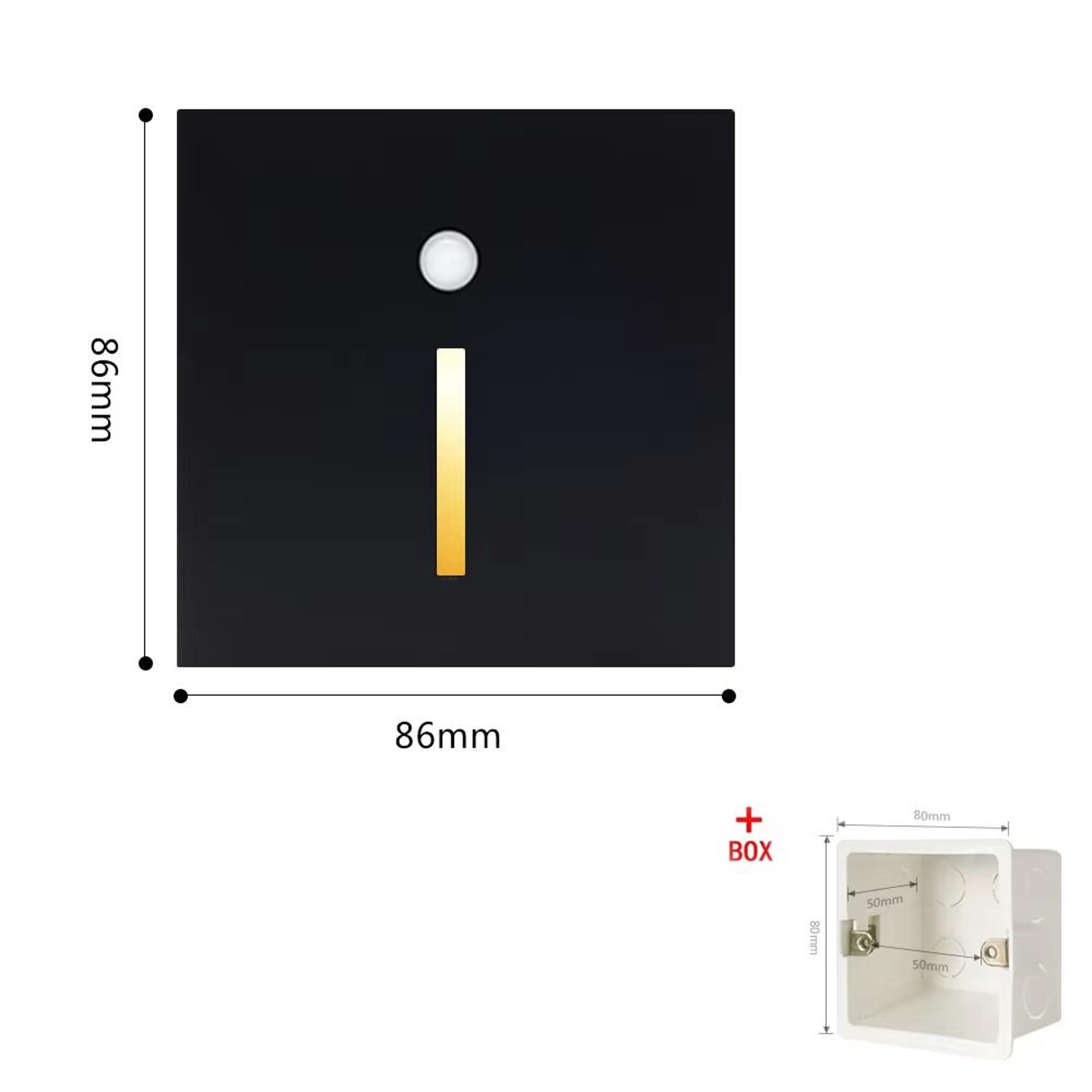 Smart PIR Motion Sensor Wall Lamp LED Nightlight For Indoor Staircase  Room 16