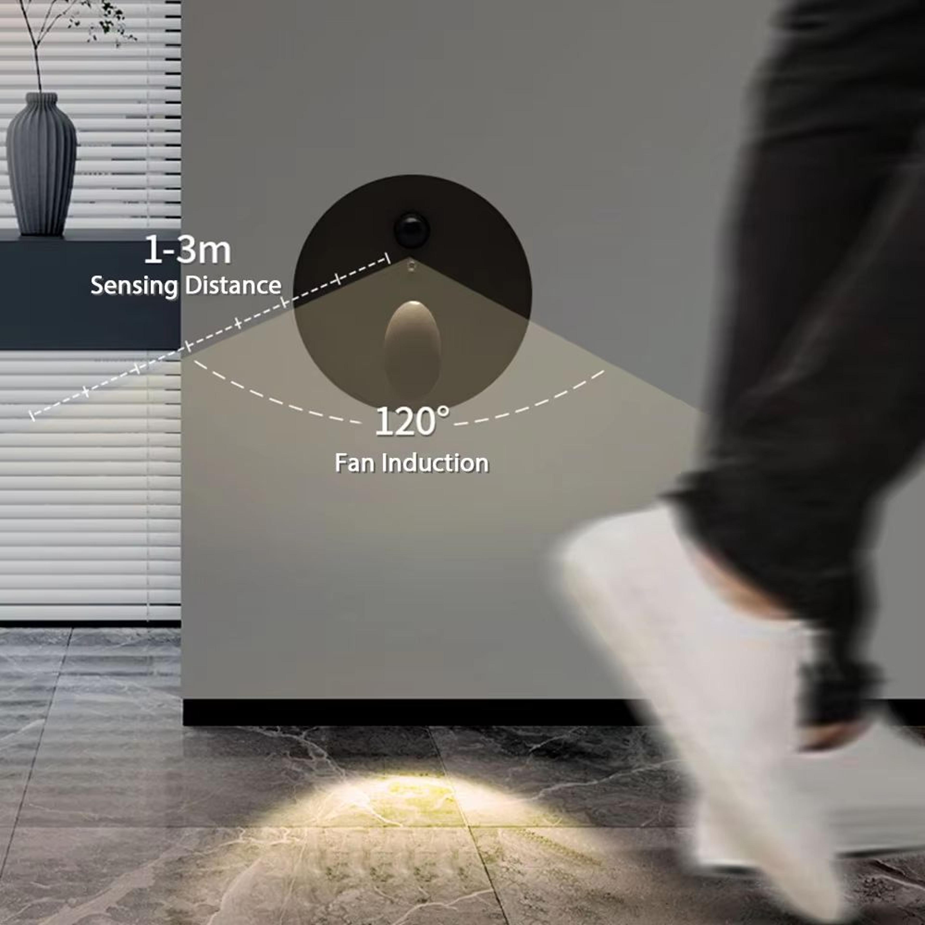 Smart Motion Sensor LED Step Light Recessed Wall Lamp 1W For Indoor  Outdoor 5