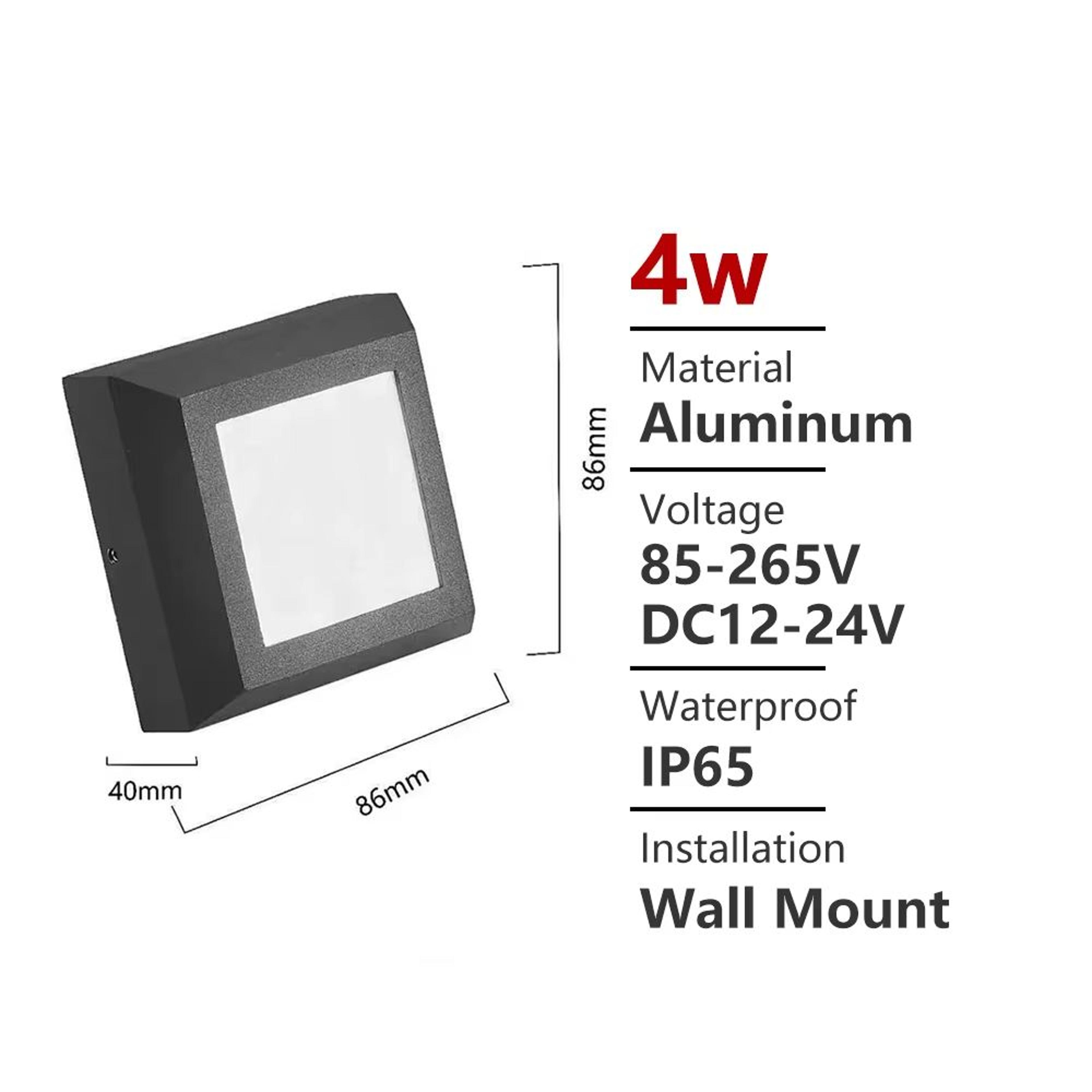 Waterproof Outdoor LED Stair Step Light 12V110V220V Wall Lamp For Garden  Terrace 6