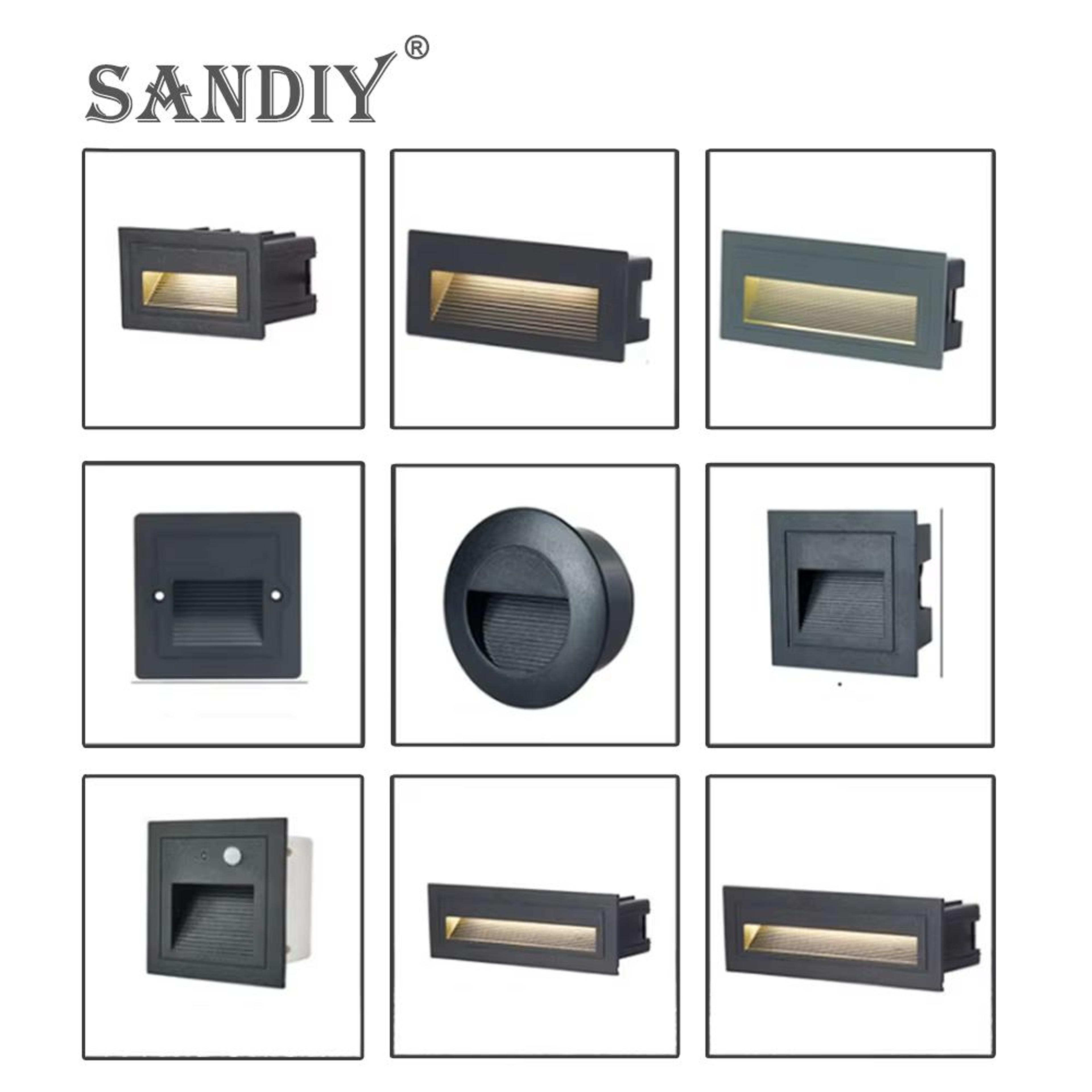 Waterproof Outdoor LED Recessed Wall Lamp For Steps  Garden 12V110V220V 0