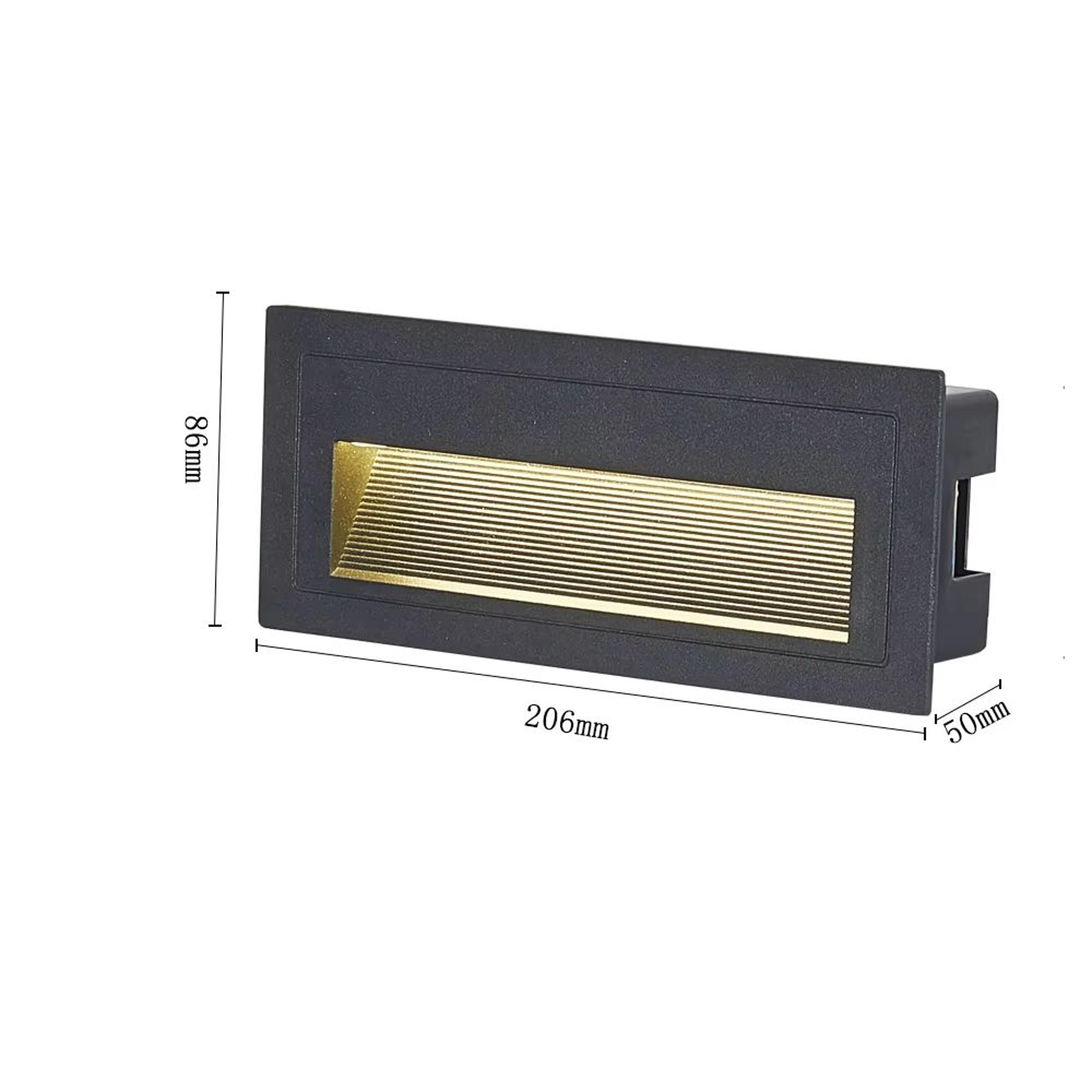Waterproof Outdoor LED Recessed Wall Lamp For Steps  Garden 12V110V220V 9