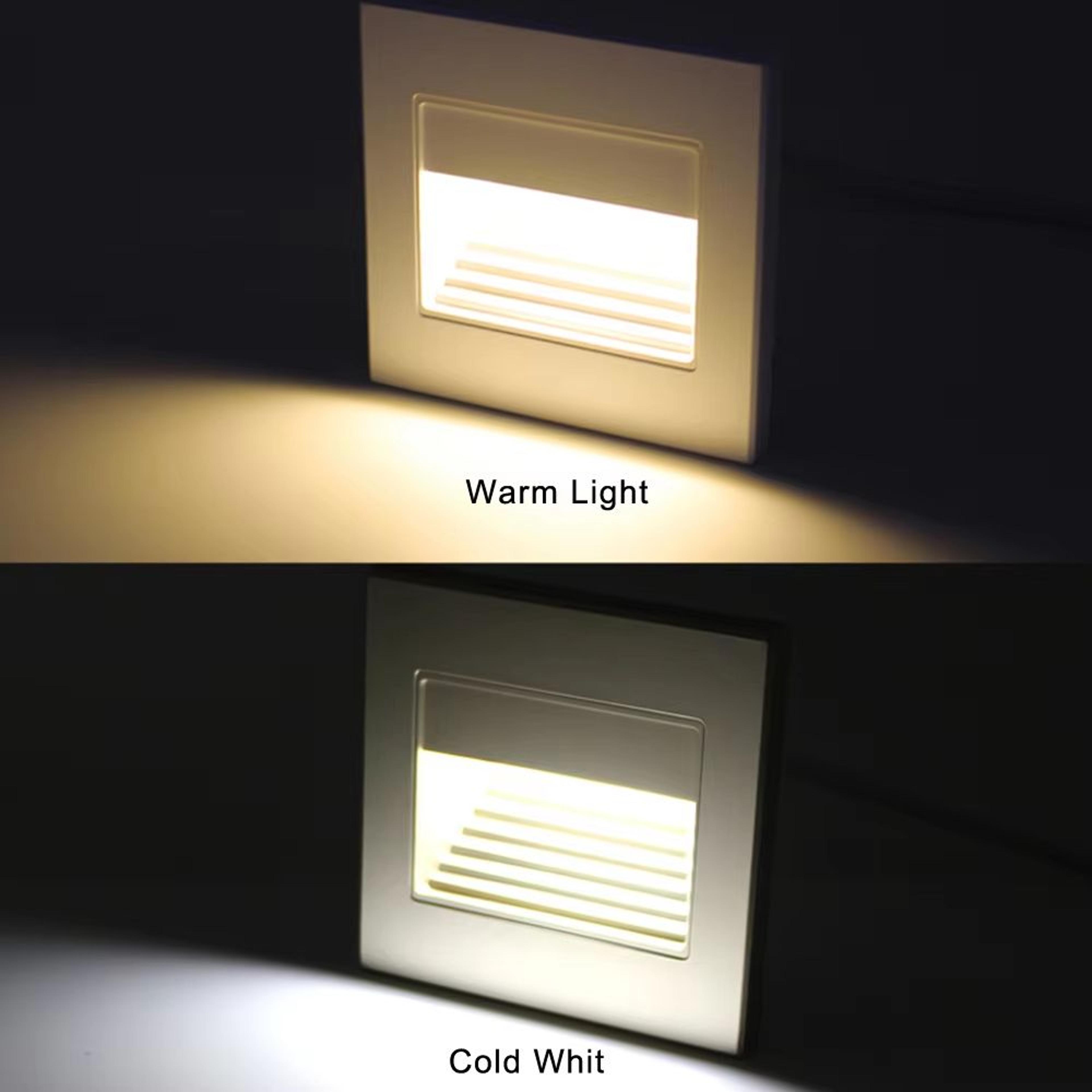 Recessed LED Stair  Wall Night Light For Indoor Steps  Decor 110V220V 4