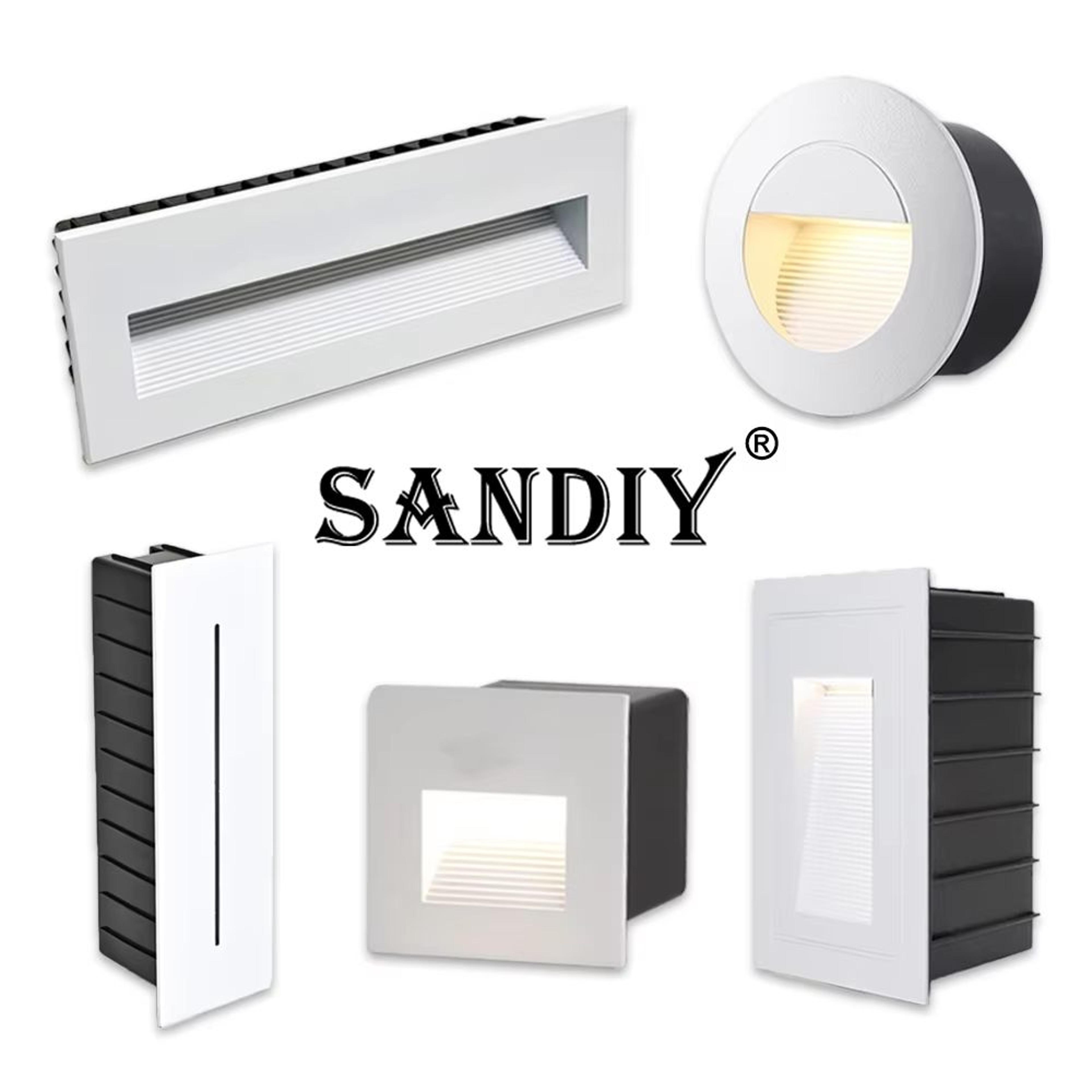 Waterproof Outdoor LED Recessed Stair  Step Wall Light 12V110V220V 0