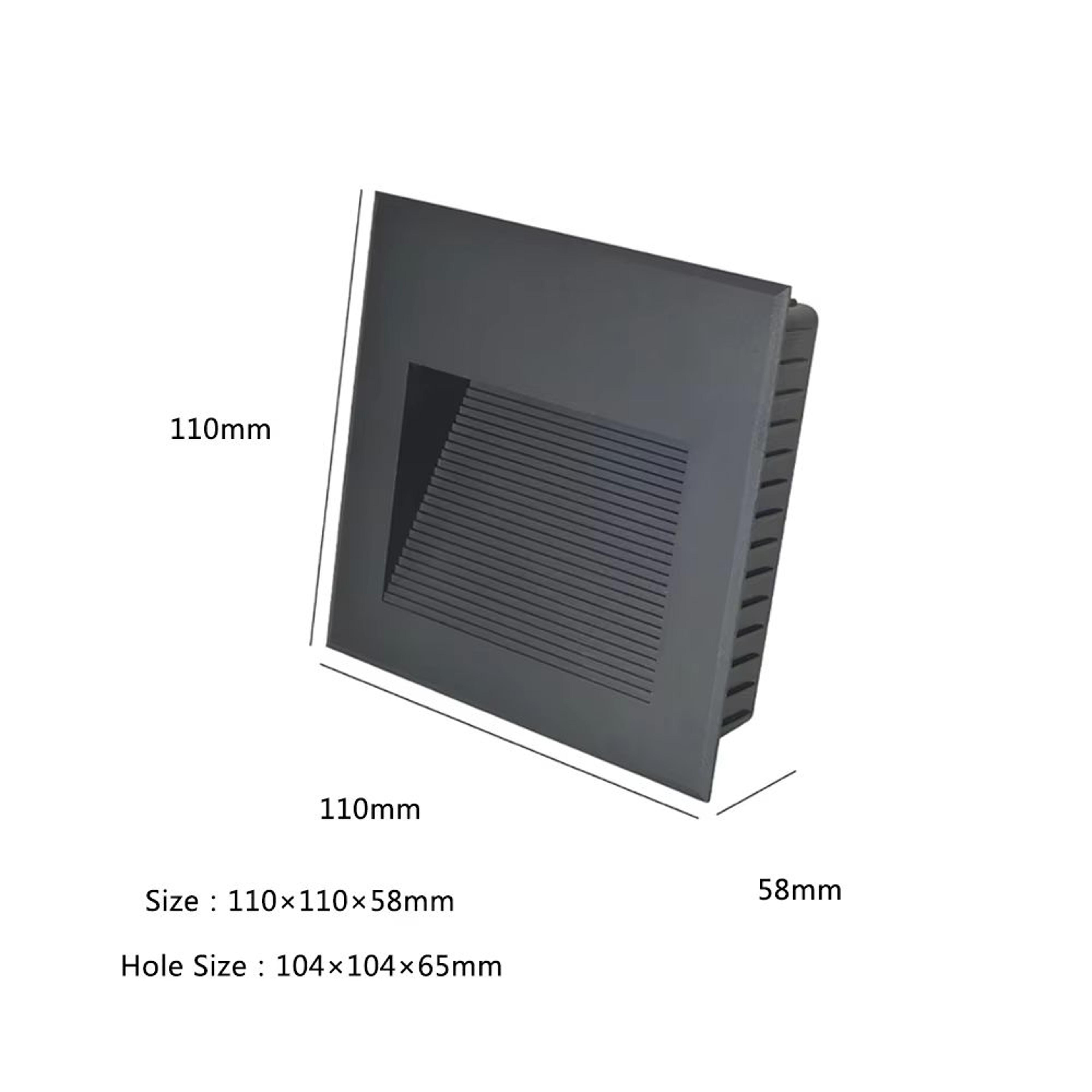 Waterproof Outdoor LED Recessed Stair  Wall Lamp For Yard Balcony  Terrace 12V110V220V 8