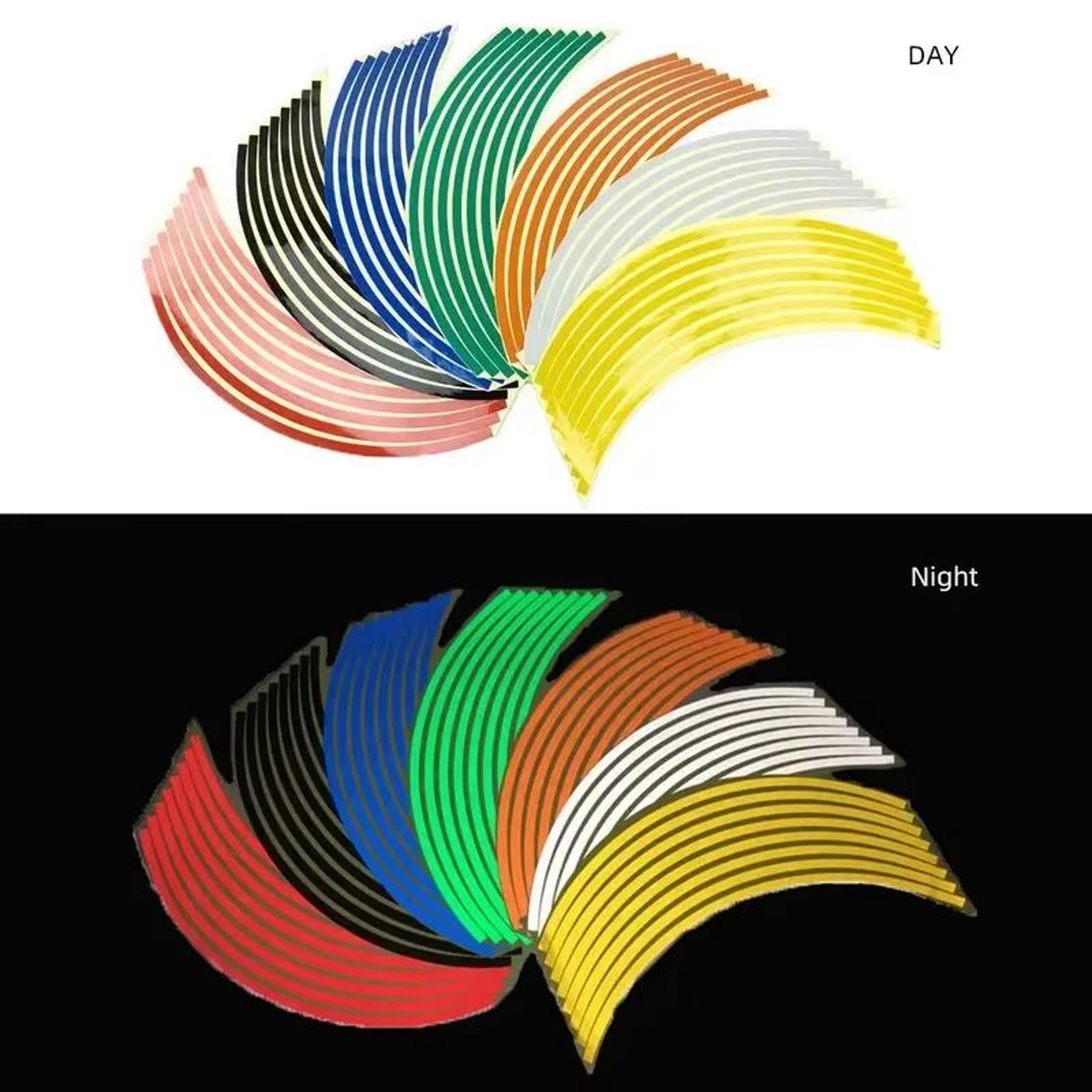 Reflective Motorcycle And Bike Wheel Rim Tape Strips 1718 Inch 2
