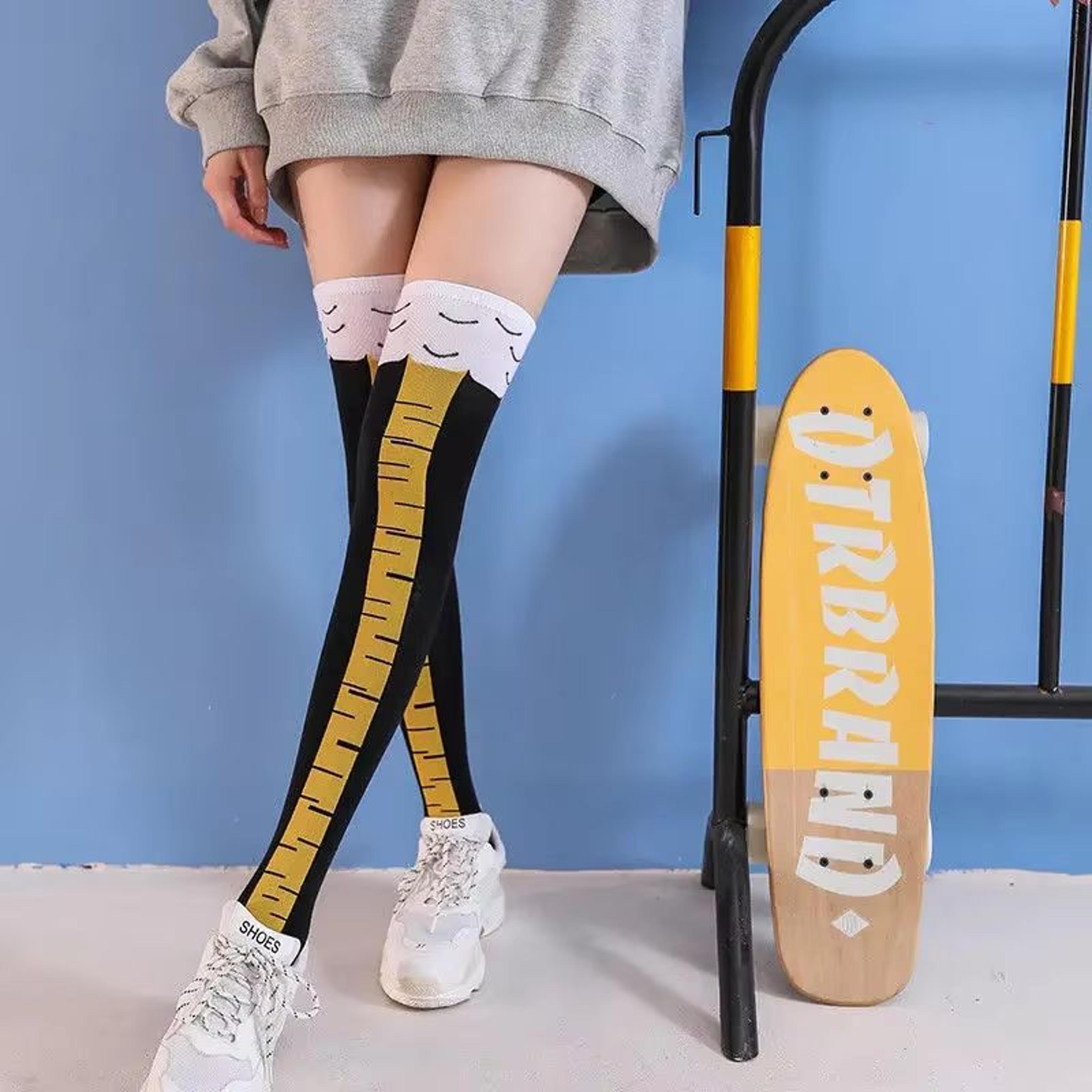 Funny Chicken Paw OverKnee Socks For Girls 123 Pieces 2