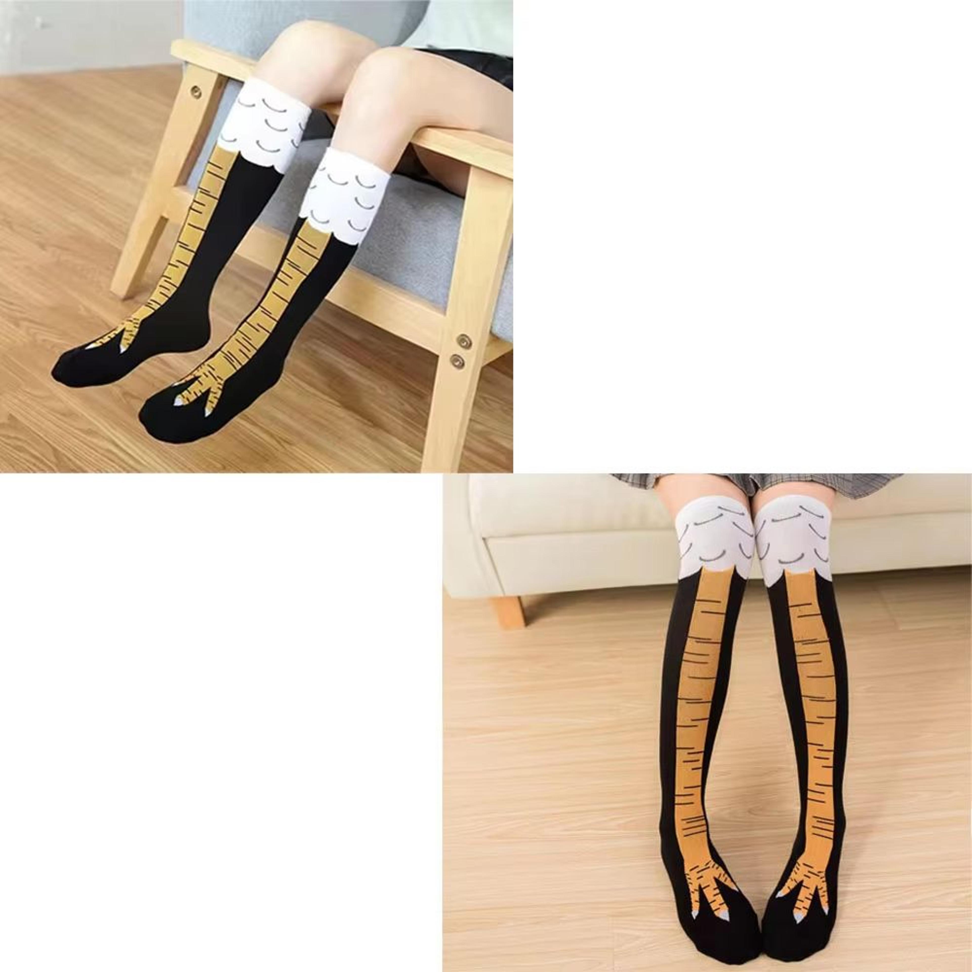 Funny Chicken Paw OverKnee Socks For Girls 123 Pieces 6