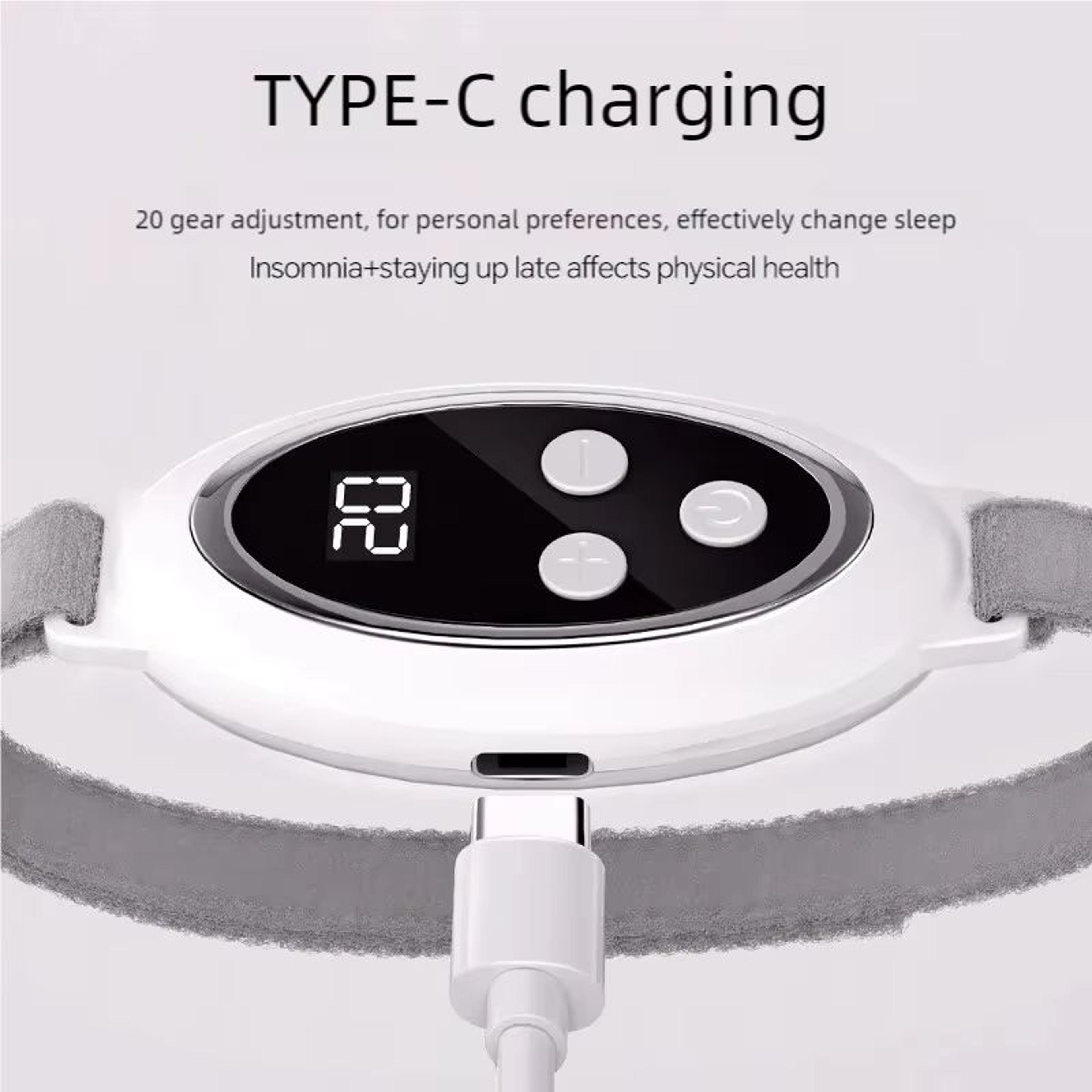 Rechargeable Palm Pulse Sleep Aid Massager For Better Rest 5