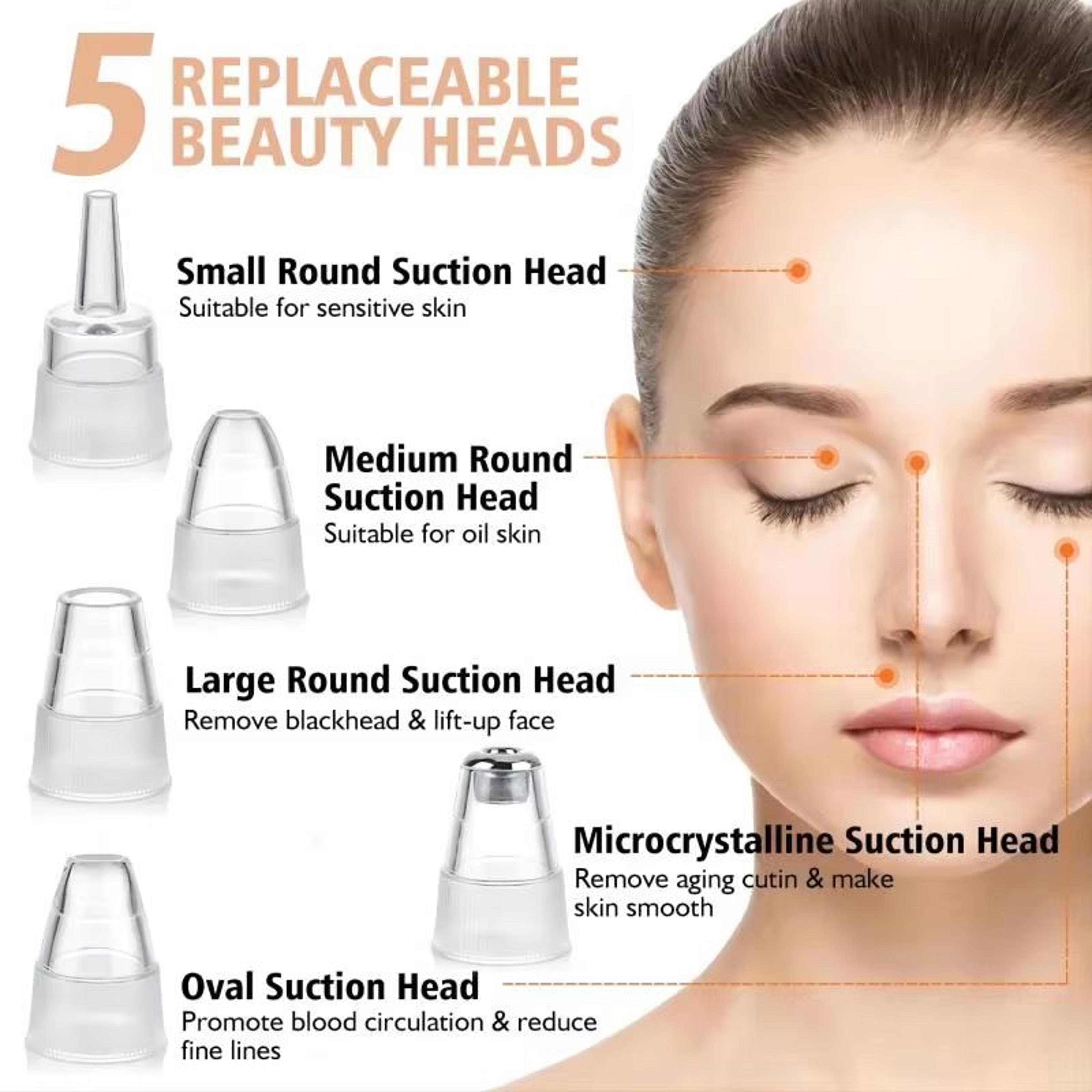 Electric Blackhead Remover Vacuum Pore Cleaner For Acne And Deep Facial Extraction 4