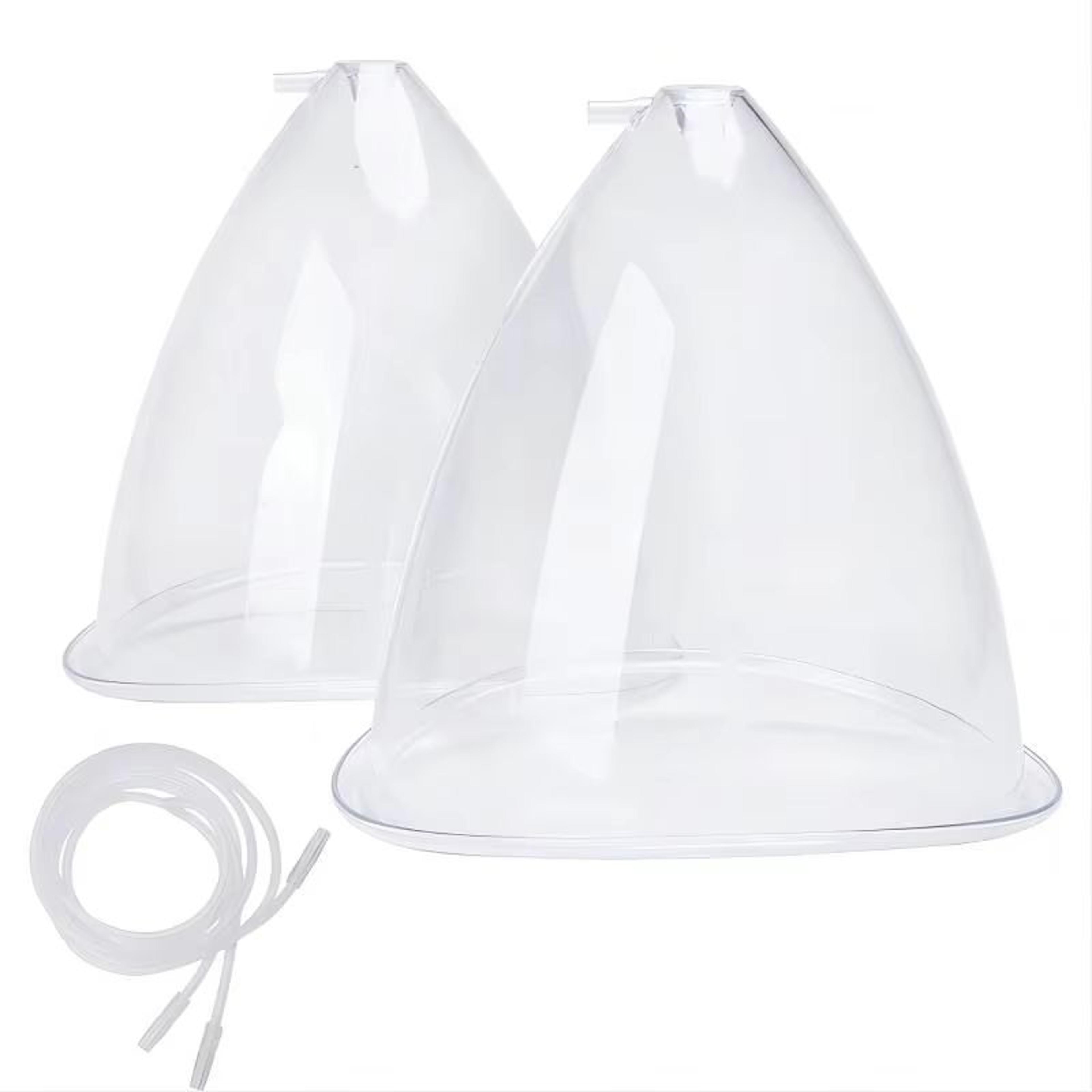 Breast  Hip Enhancement Vacuum Pump Set With 2 Cups And Hose For Lifting And Contouring 0