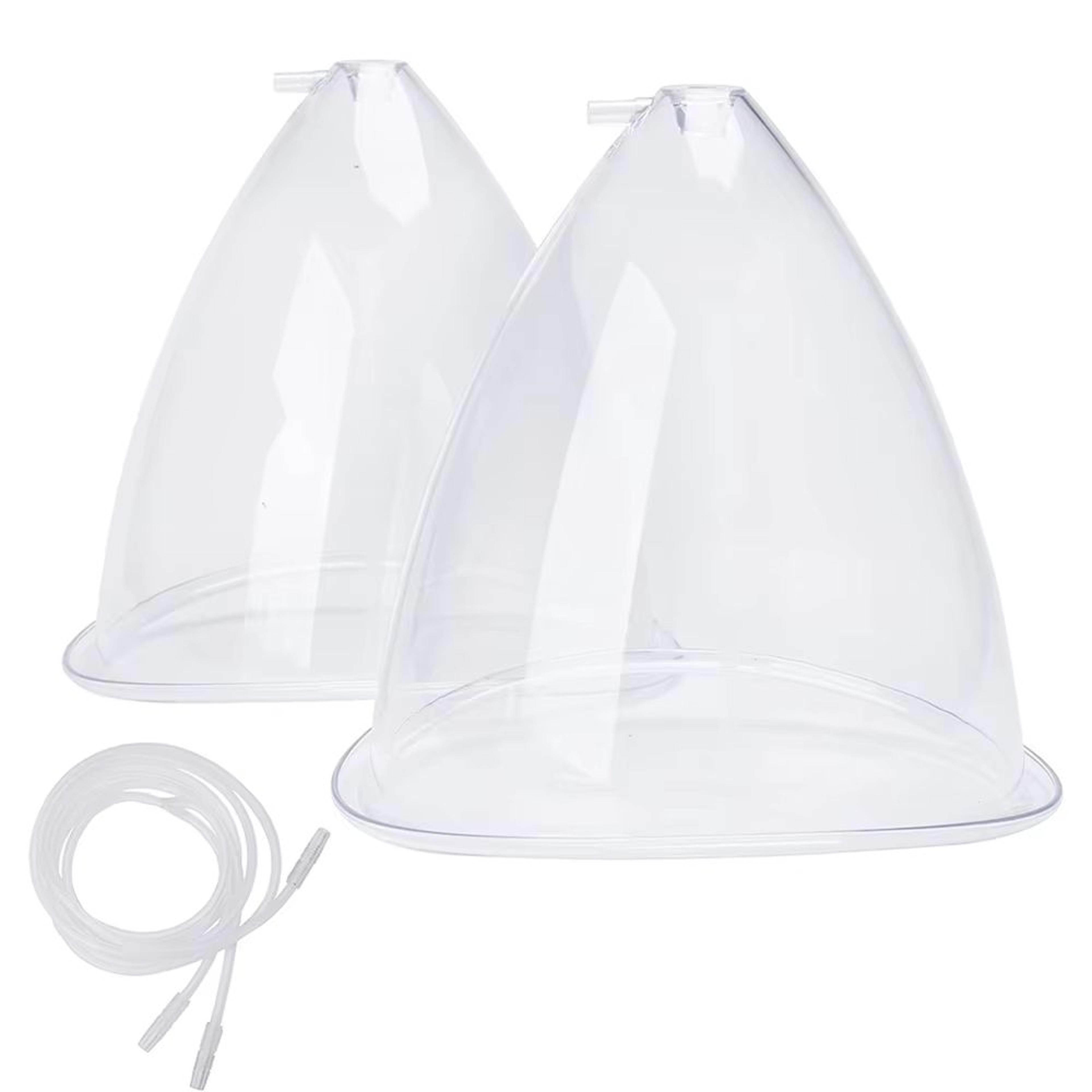 Breast  Hip Enhancement Vacuum Pump Set With 2 Cups And Hose For Lifting And Contouring 9