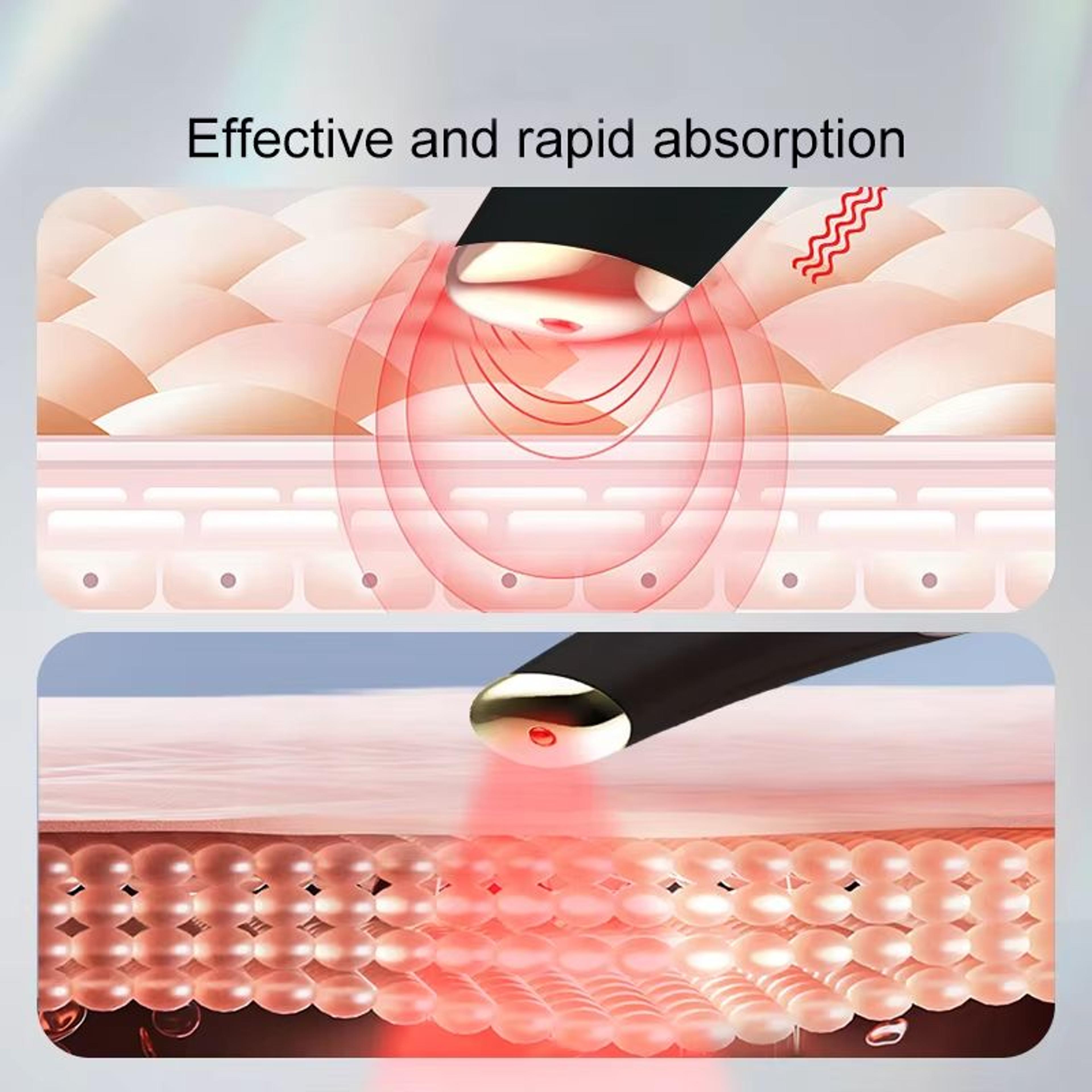 3in1 LED Eye Lift Wand With Red Light Therapy Vibration  Heat For Puffiness Dark Circles  Dry Eye R 3