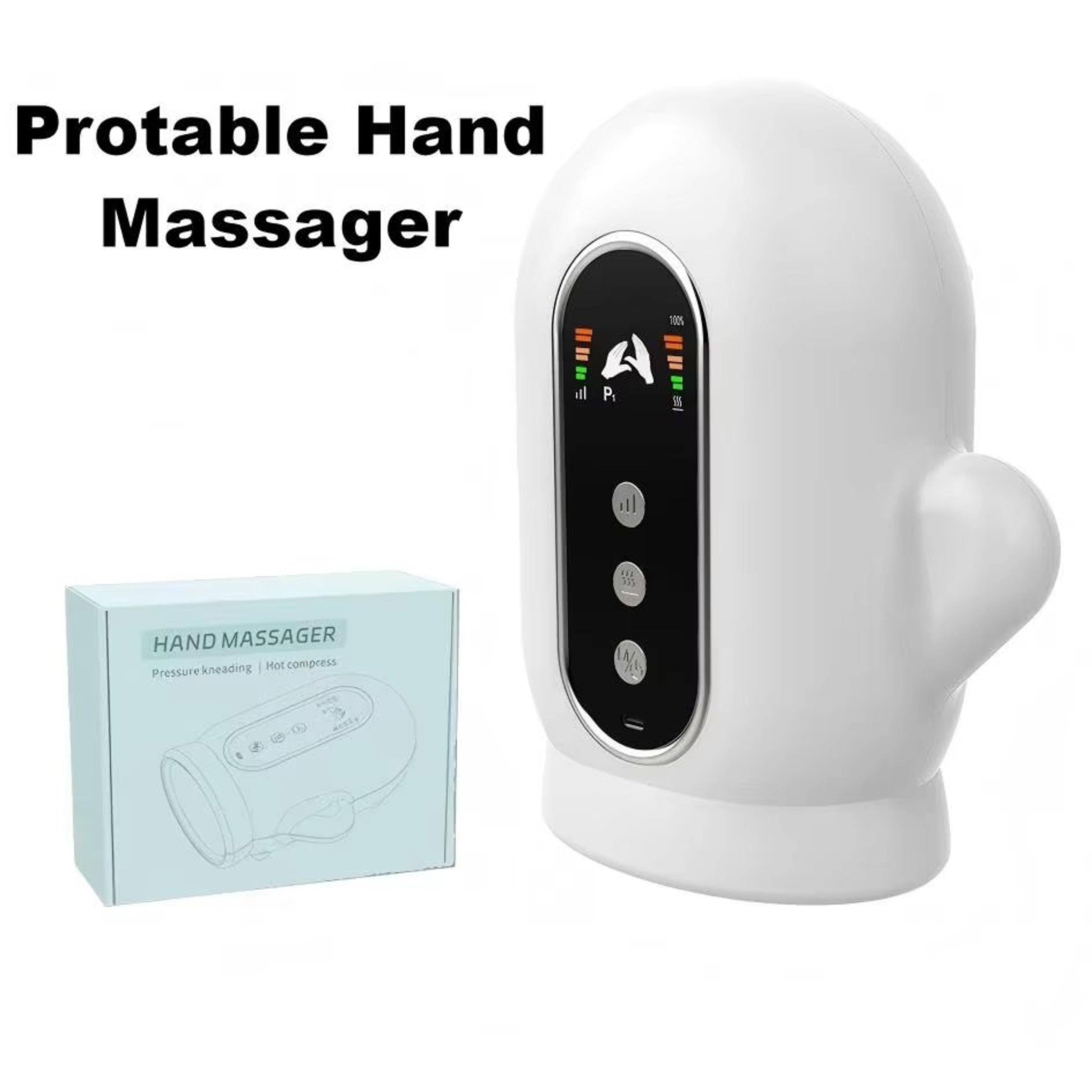Electric Hand Massager With Airbag Compression And Automatic UV Cleaning For Wrist Palm And Finger  6
