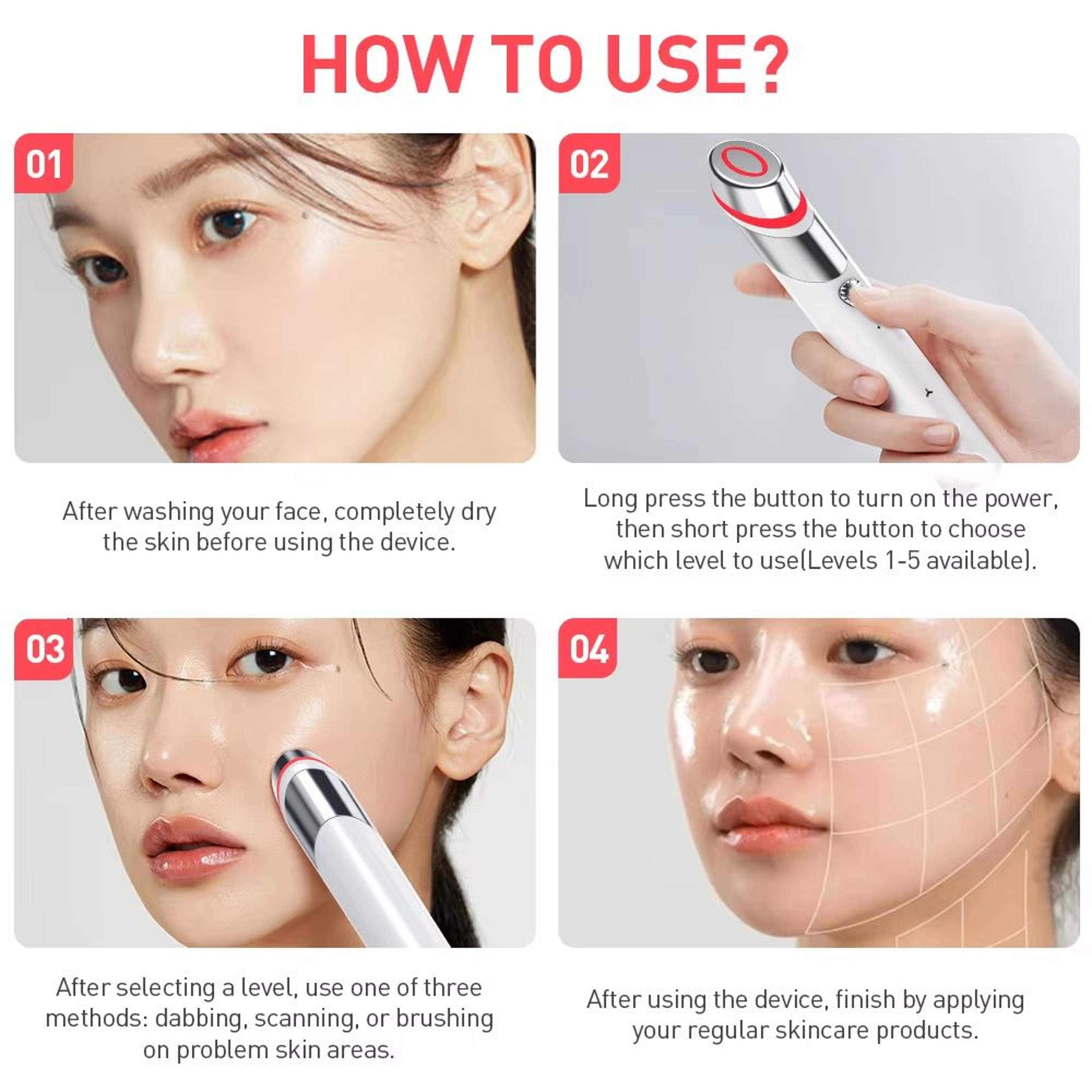 AgeR Booster H Facial Skin Care Device With Anti Aging Microcurrent Lift For Home Beauty Therapy 1