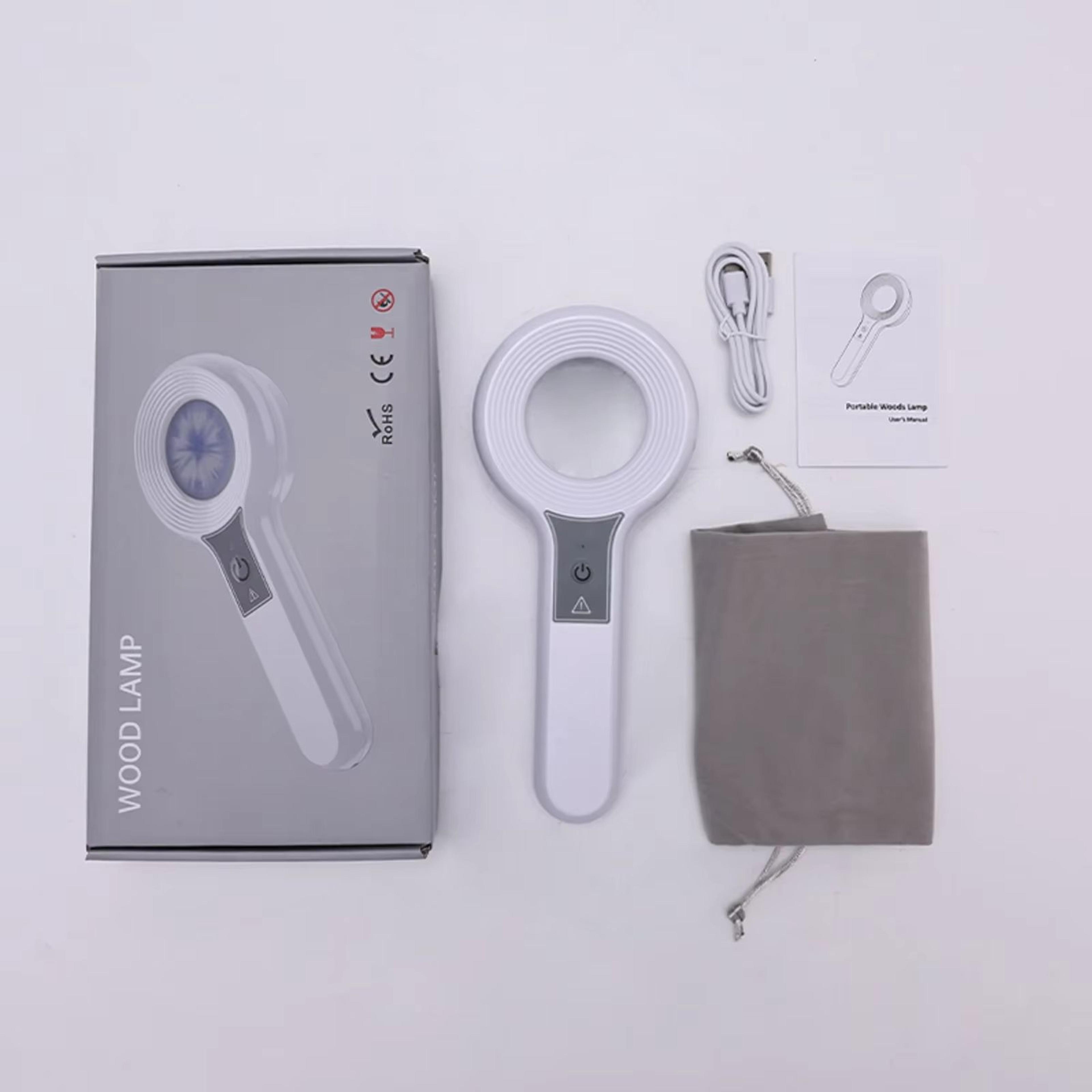 Professional Dermatoscope Skin Medical Magnifier With Woods Lamp UVA Light For Vitiligo And Skin An 6