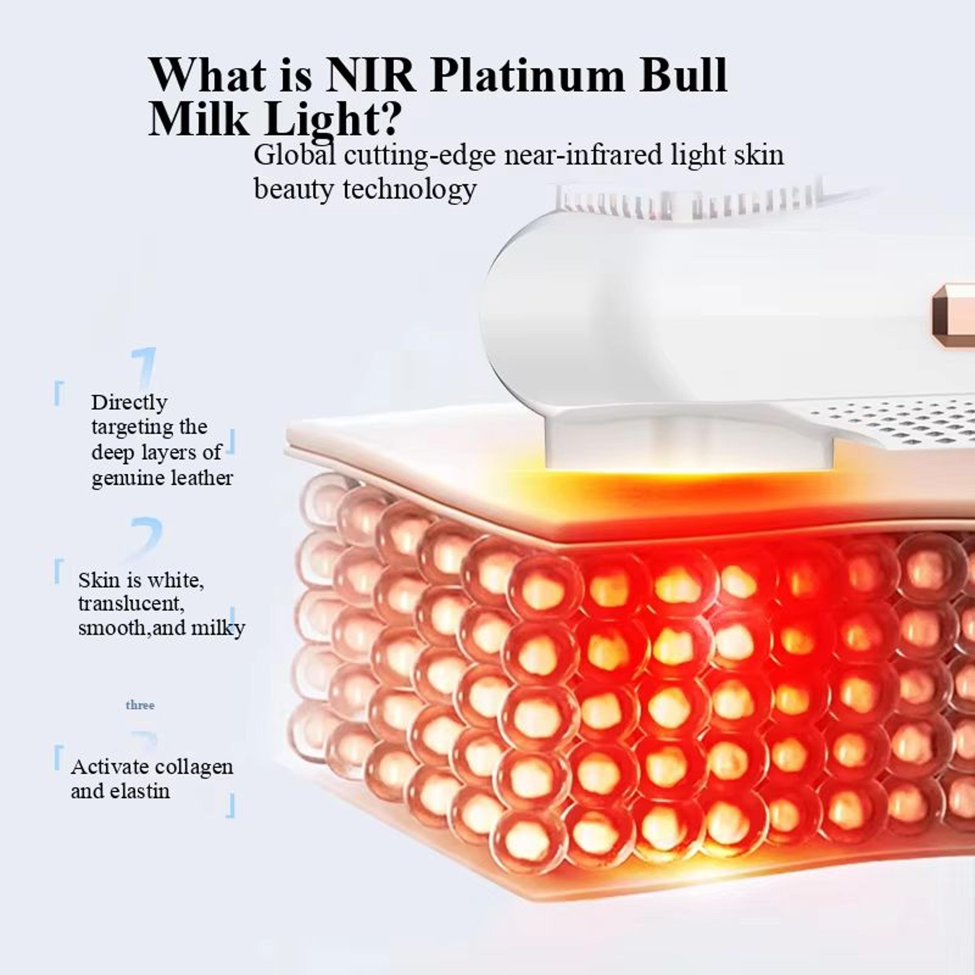 NIR Milk Light Pro Skin Rejuvenation  Whitening Facial Device 2
