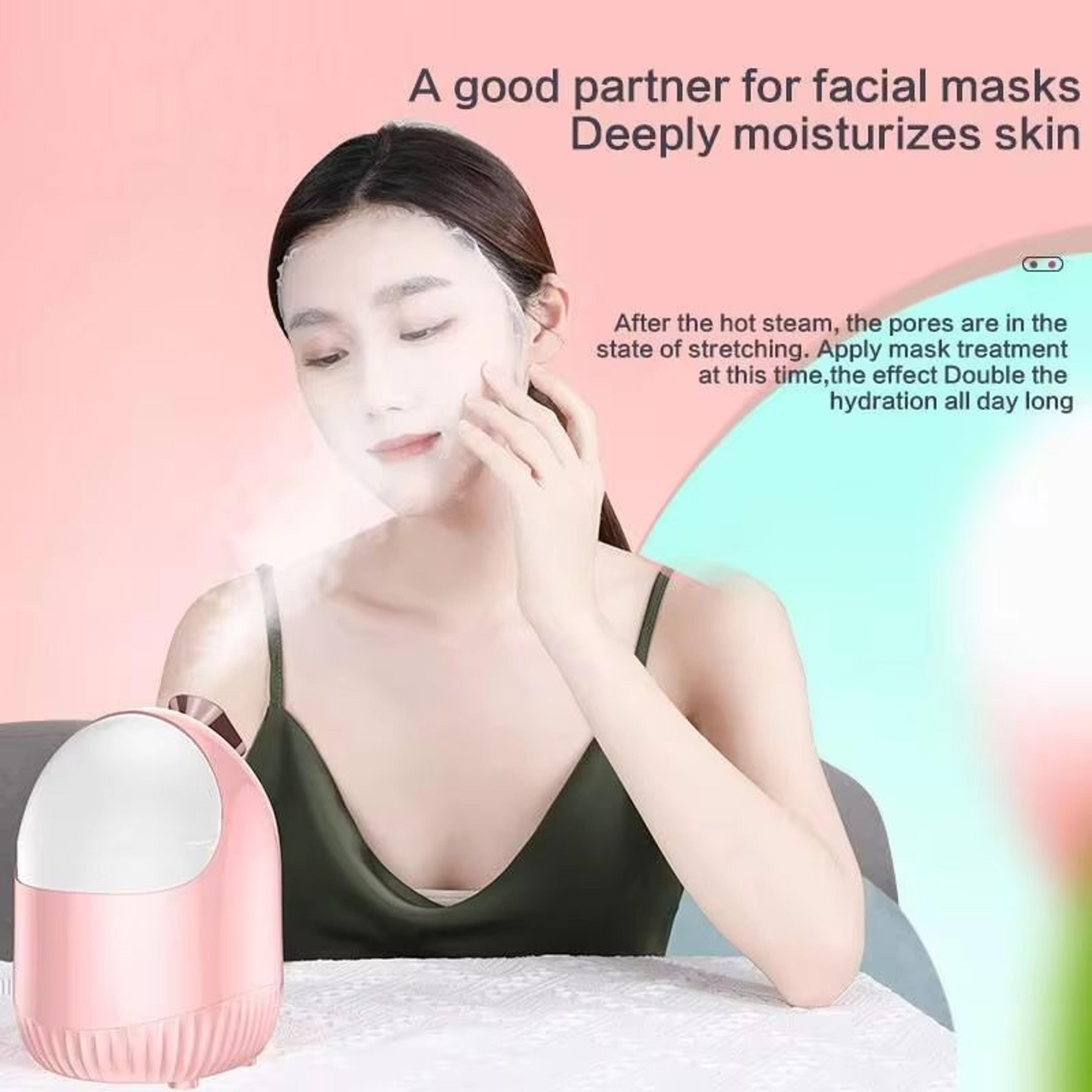 Nano Mist Facial Steamer Pro For Deep Hydration  Pore Cleansing 4