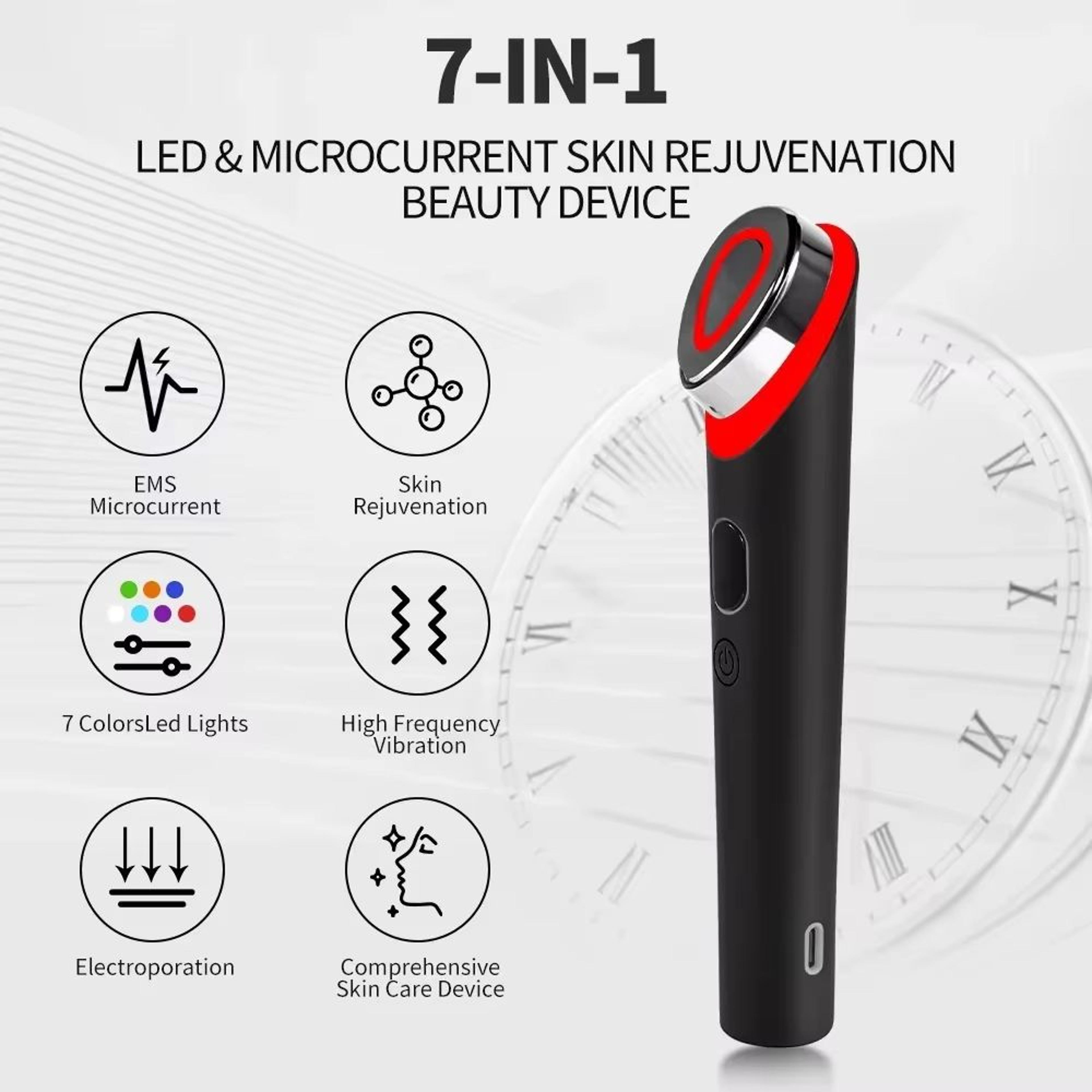 Why Choose Our Booster Pro 7Color LED Facial  Eye Light Therapy Wand 3