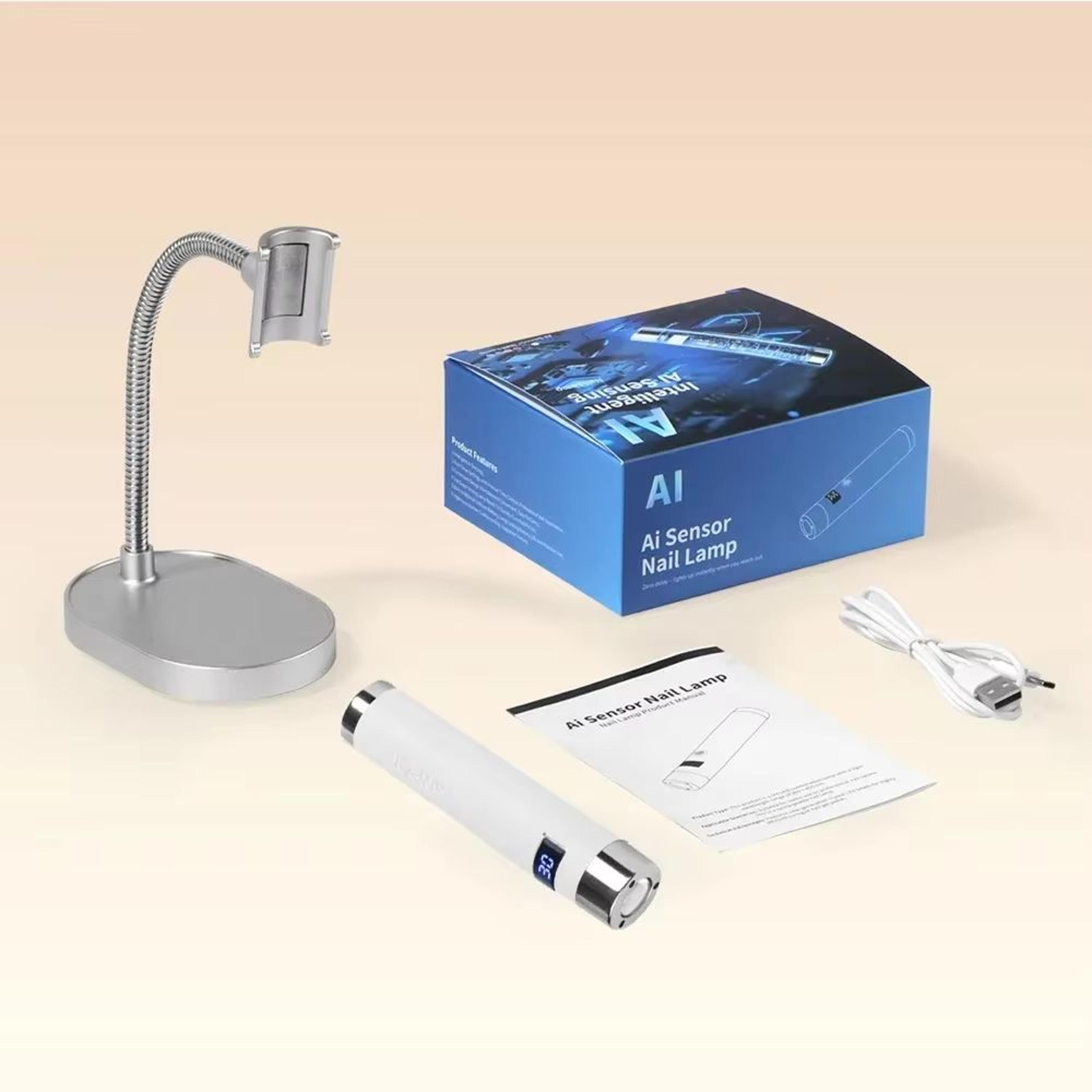 Cordless Mini UV LED Nail Dryer Lamp With AI Sensor For Fast Manicure Curing 5