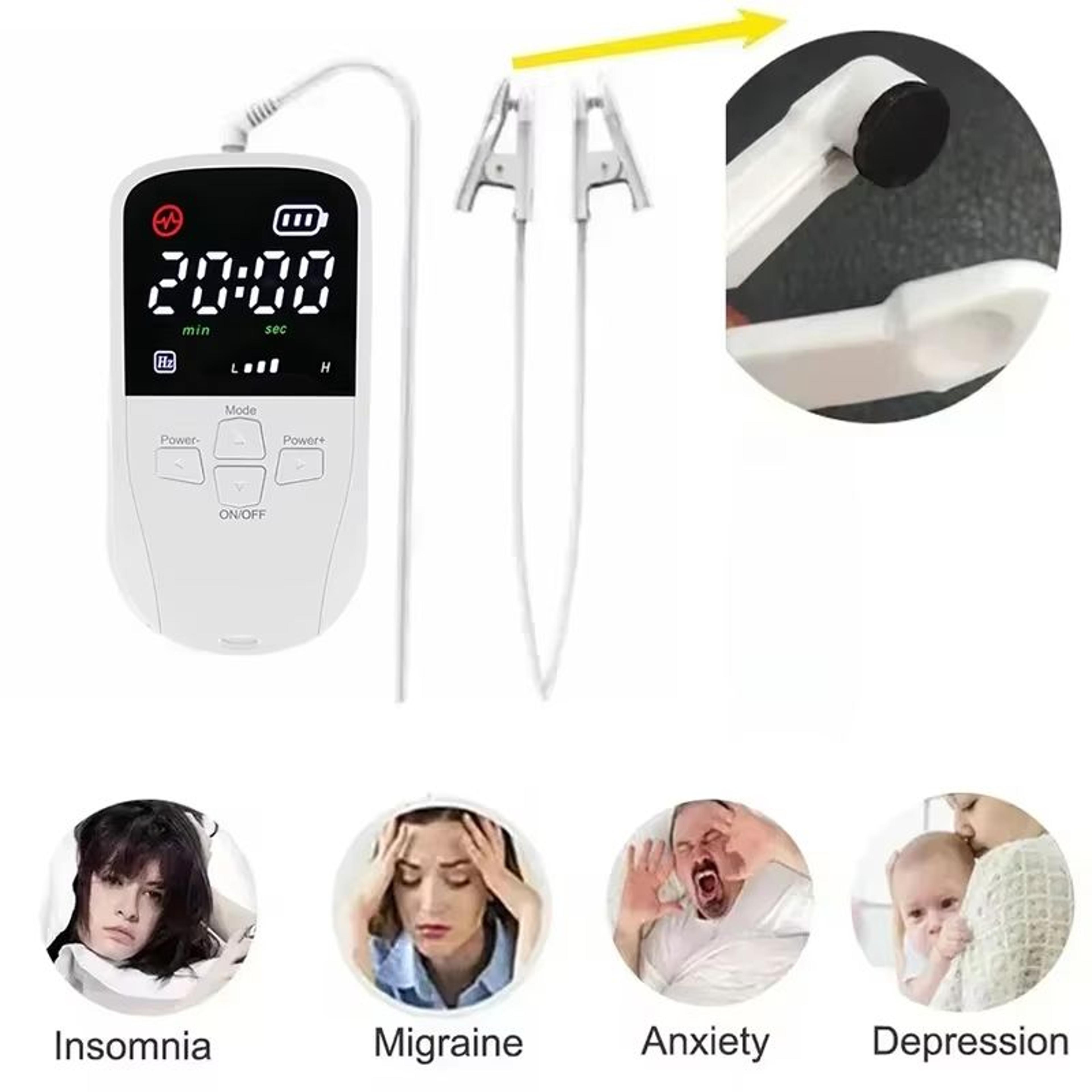 CES Vagus Nerve Stimulation Clip Ear Sleep Aid Device For Relaxation  Restful Sleep 2
