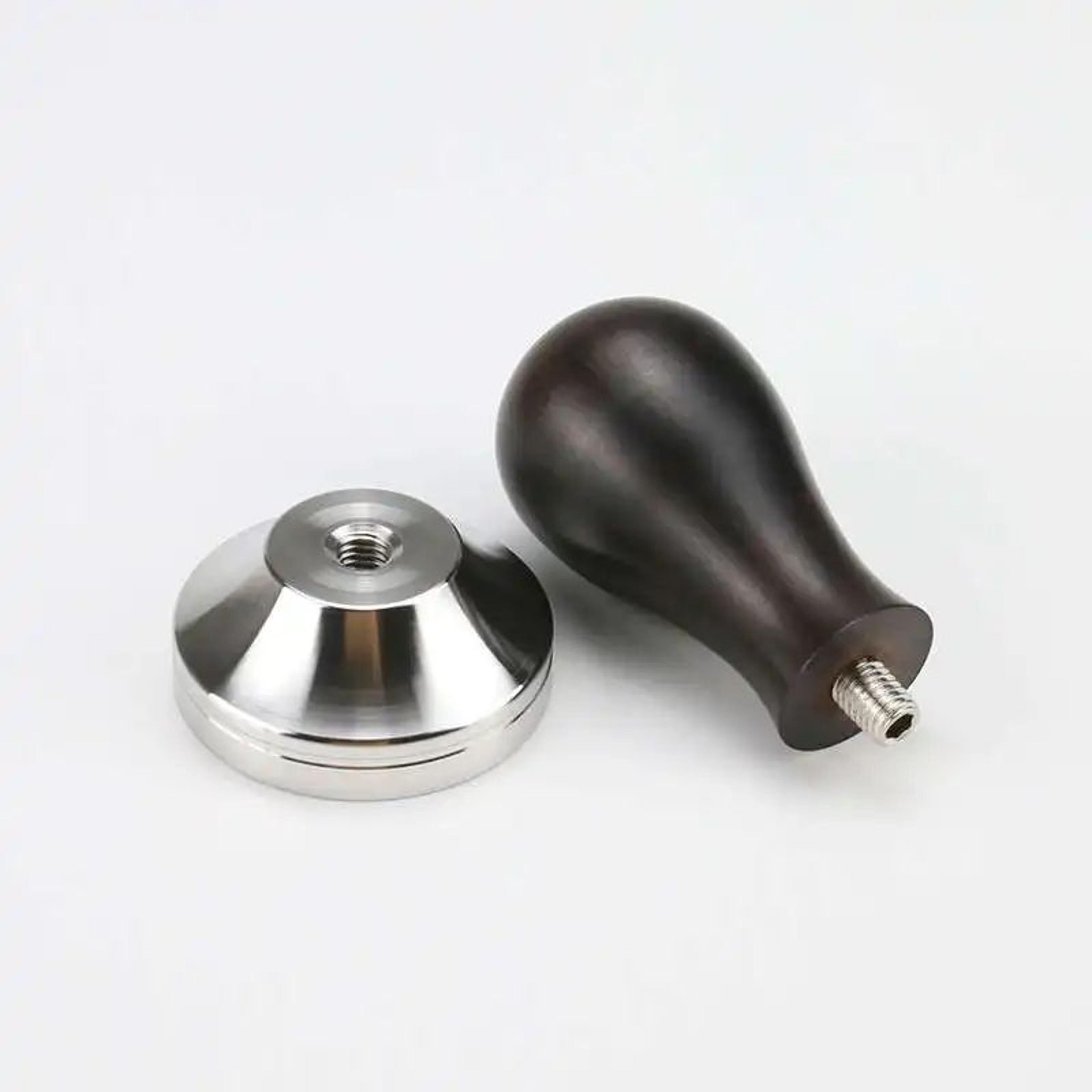 Premium Adjustable Coffee Tamper With Wooden Handle  Stainless Steel Base 201in209in224in230in 3