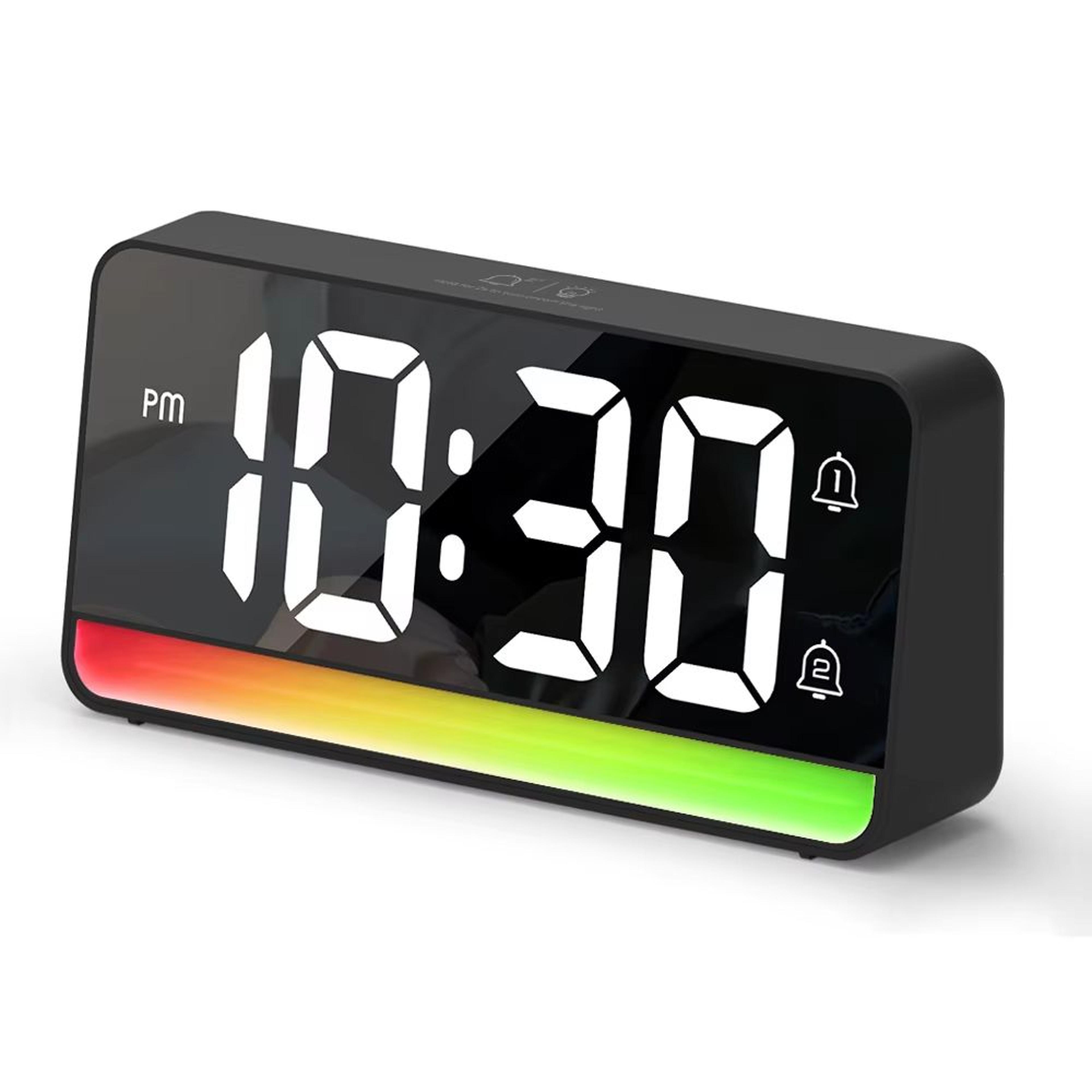 LED Digital Alarm Clock With Color Changing Night Light And EasyRead Display 6