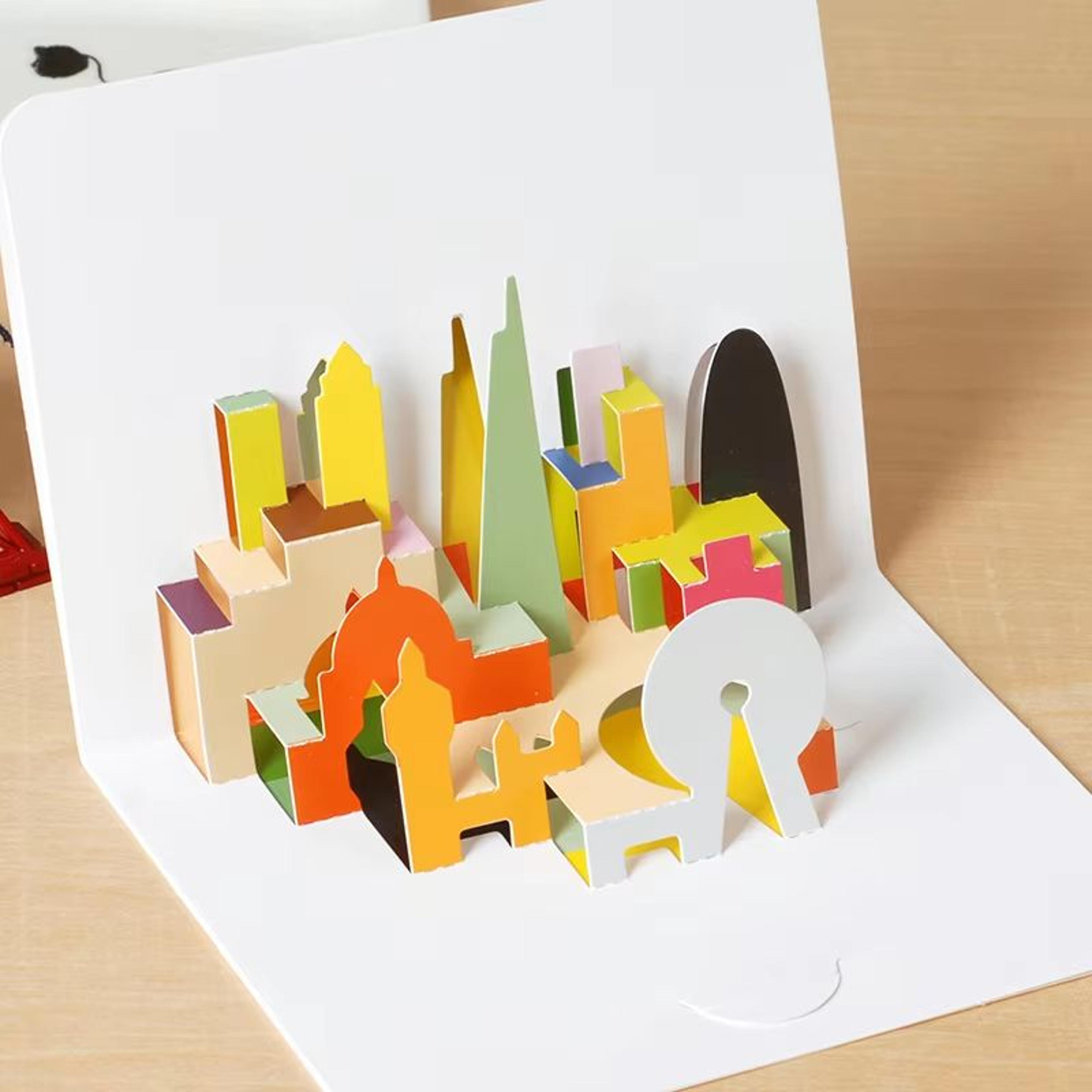 3D PopUp Birthday  Celebration Greeting Cards With Envelopes 6