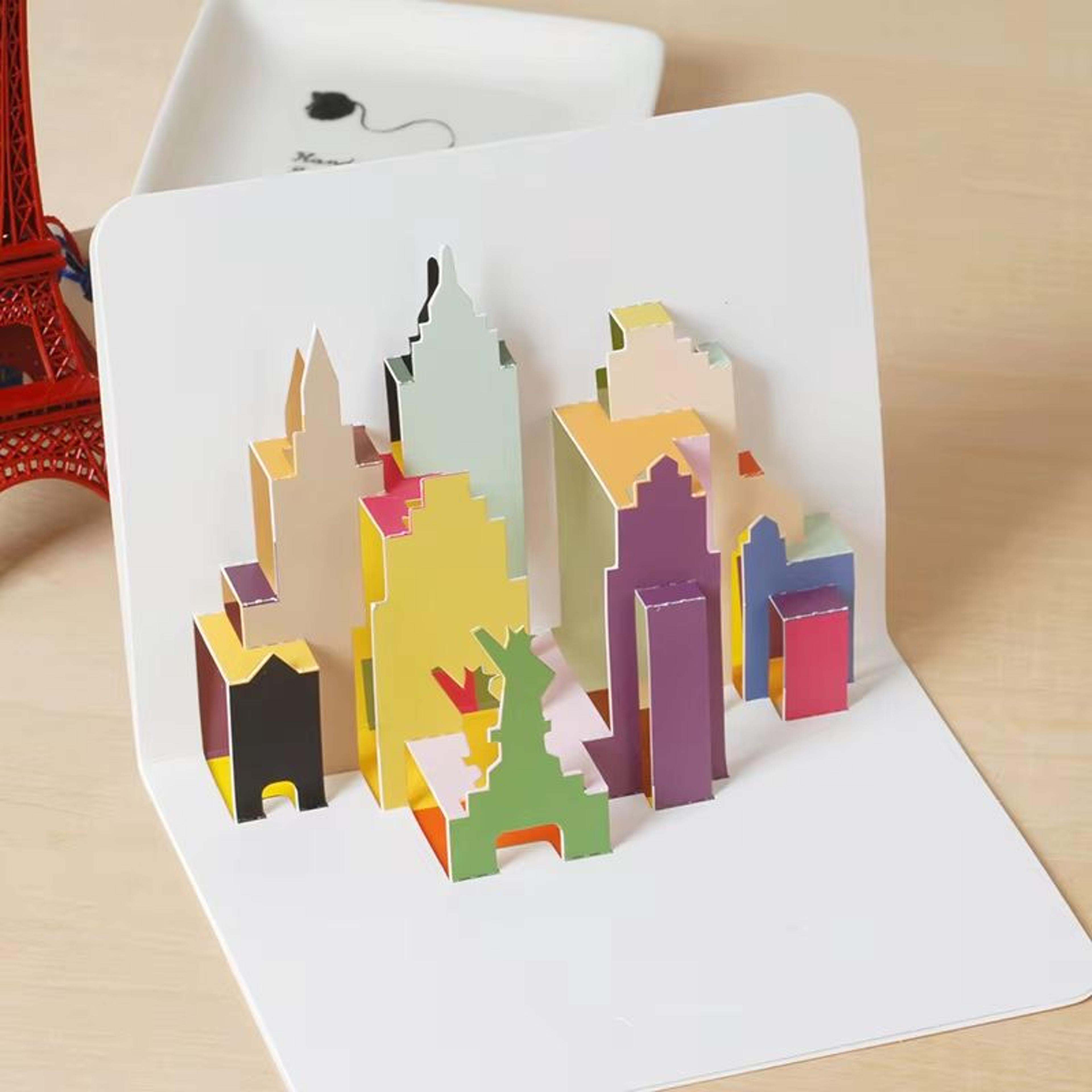 3D PopUp Birthday  Celebration Greeting Cards With Envelopes 7