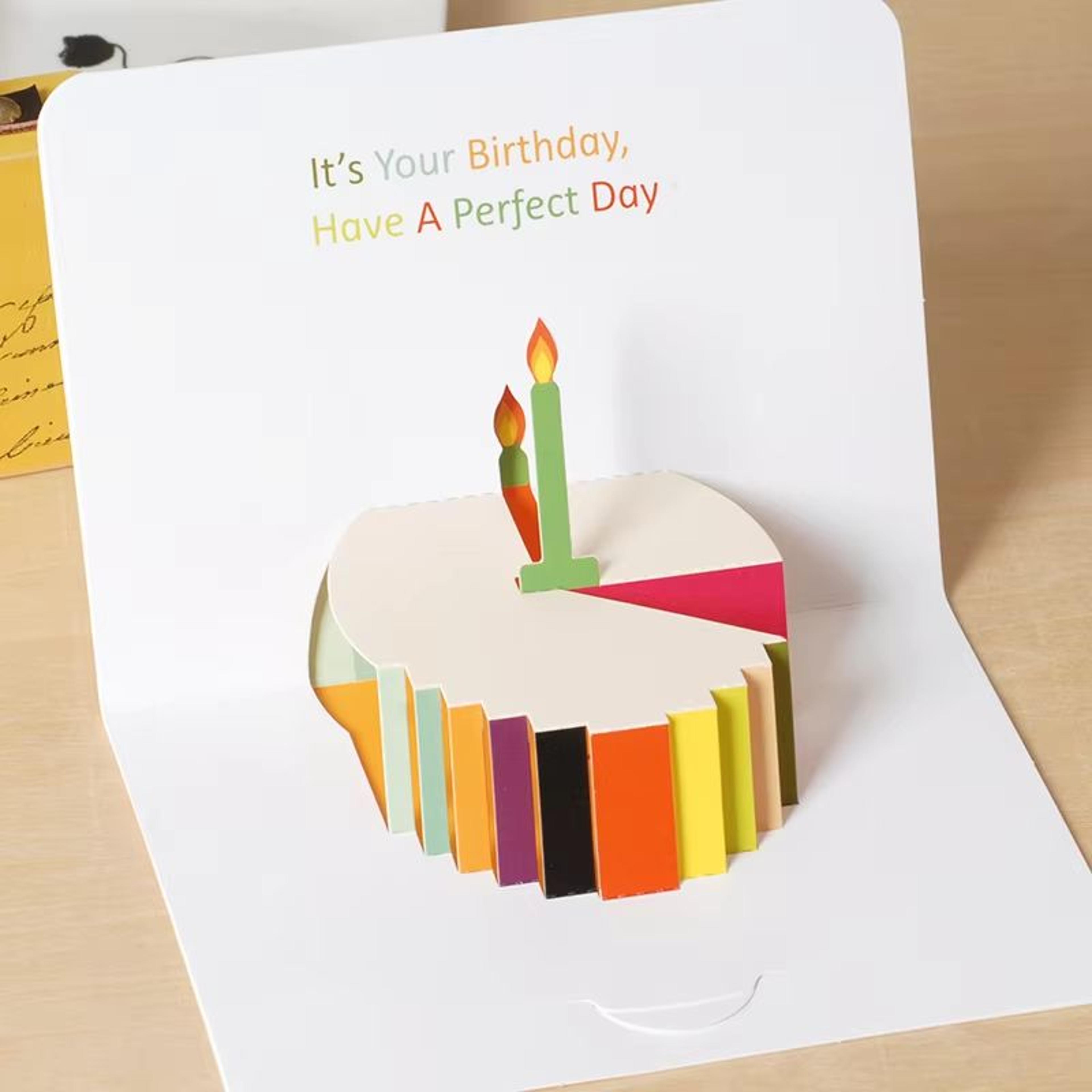 3D PopUp Birthday  Celebration Greeting Cards With Envelopes 8