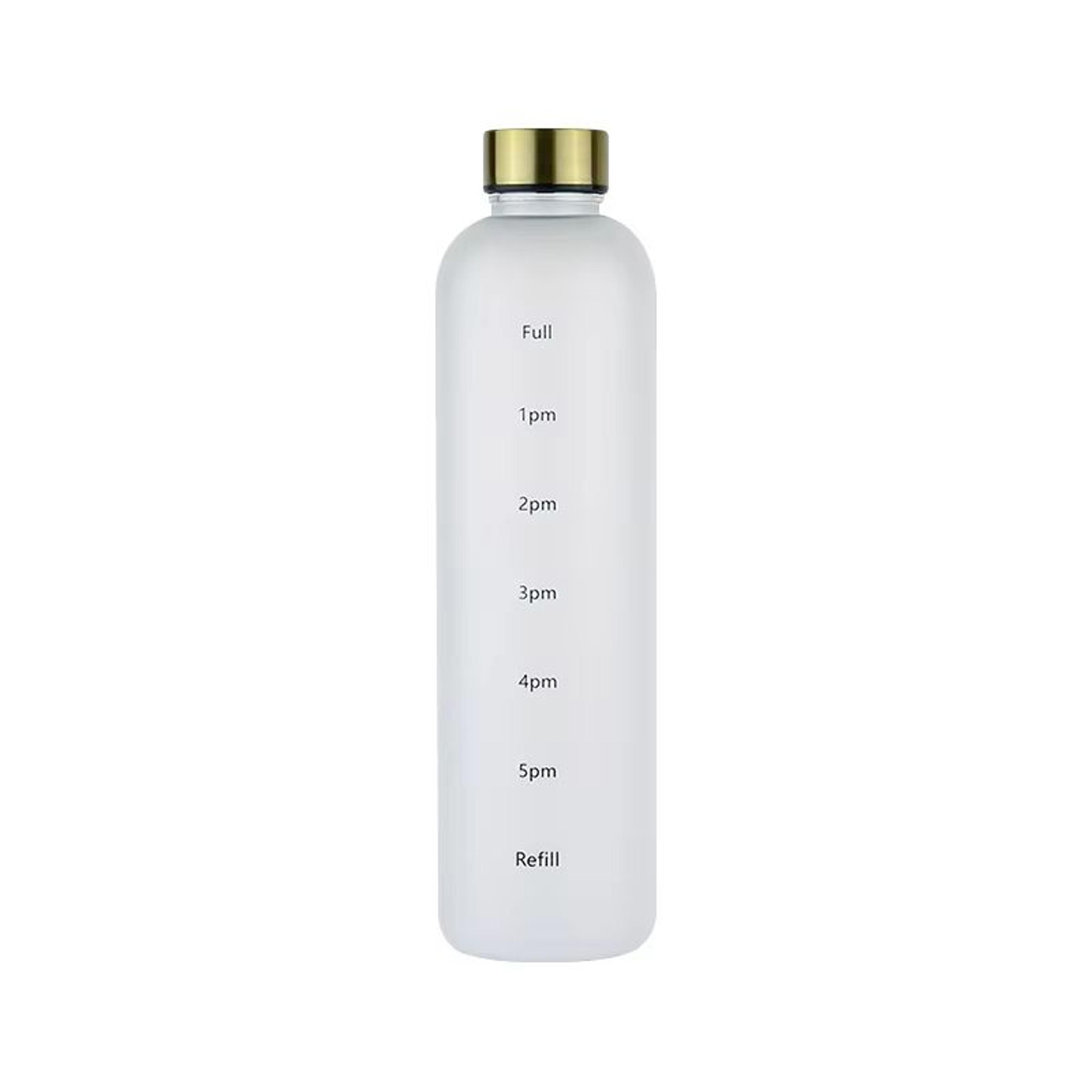 1L Water Bottle With Time Marker Leakproof Frosted Sports Bottle For Gym Fitness Outdoor And Travel 6