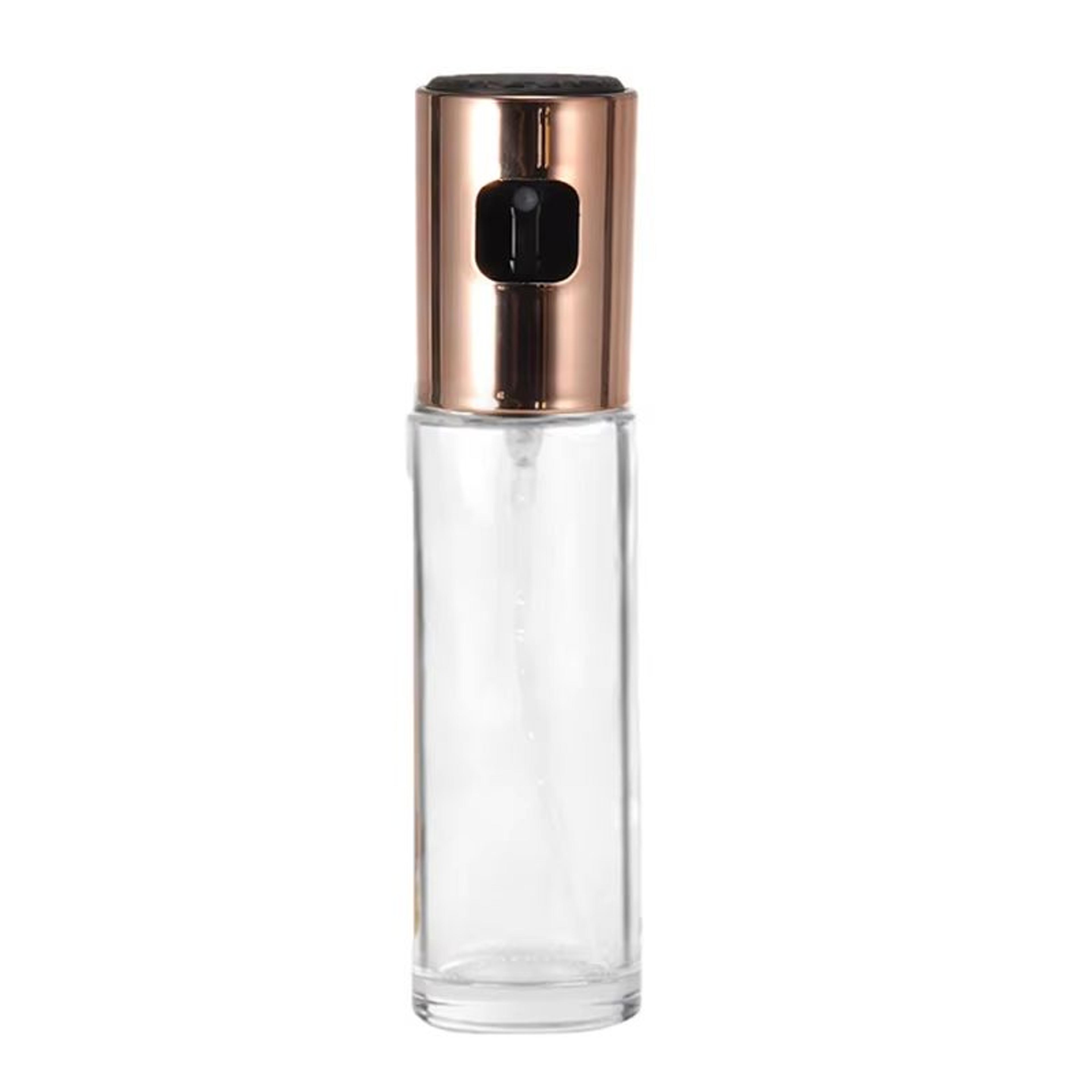 100ML Transparent Glass Olive Oil Sprayer Bottle With PushType Dispenser For Kitchen And BBQ 8