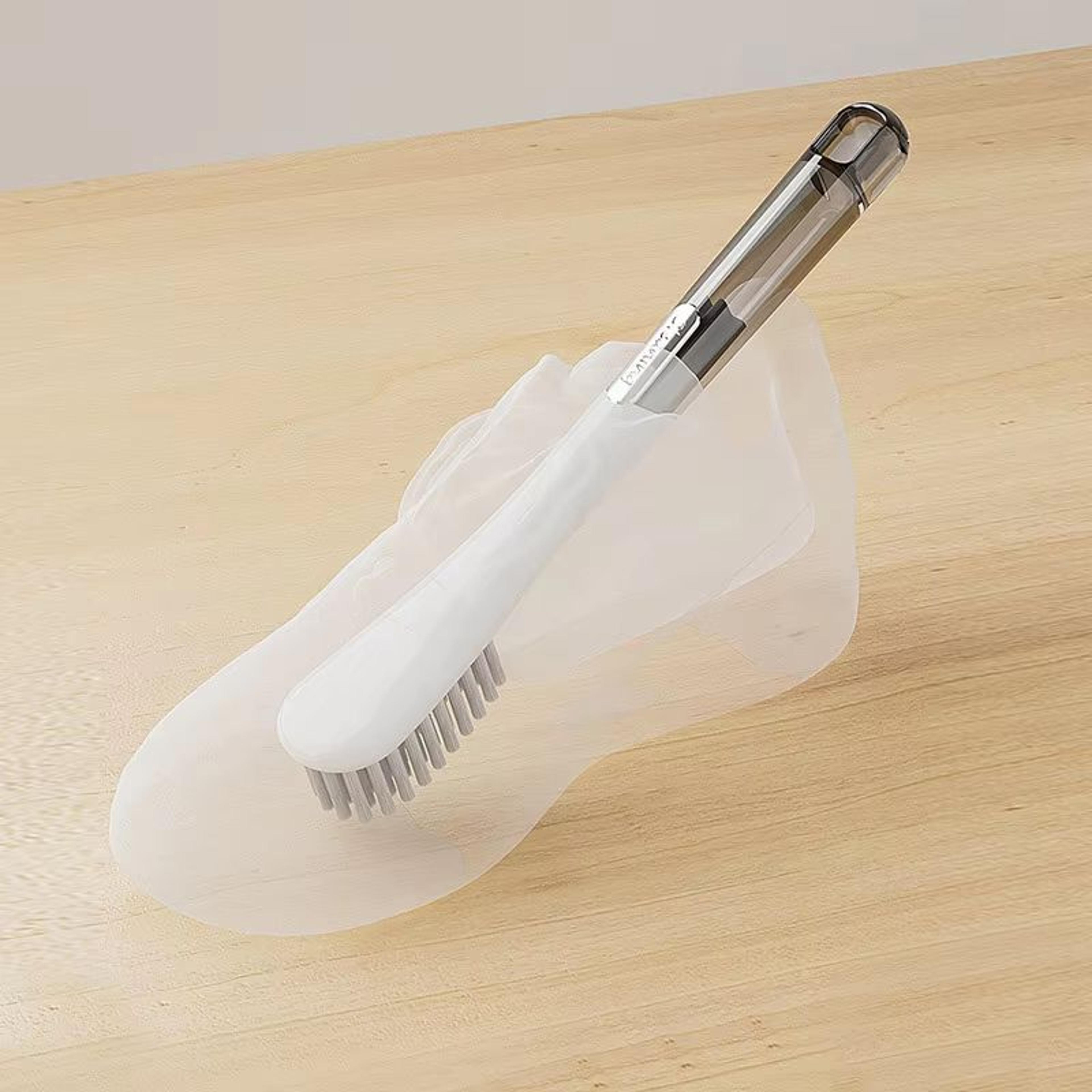 Long Handled Soft Bristled Shoe Brush Multifunction Household Cleaner Tool 4