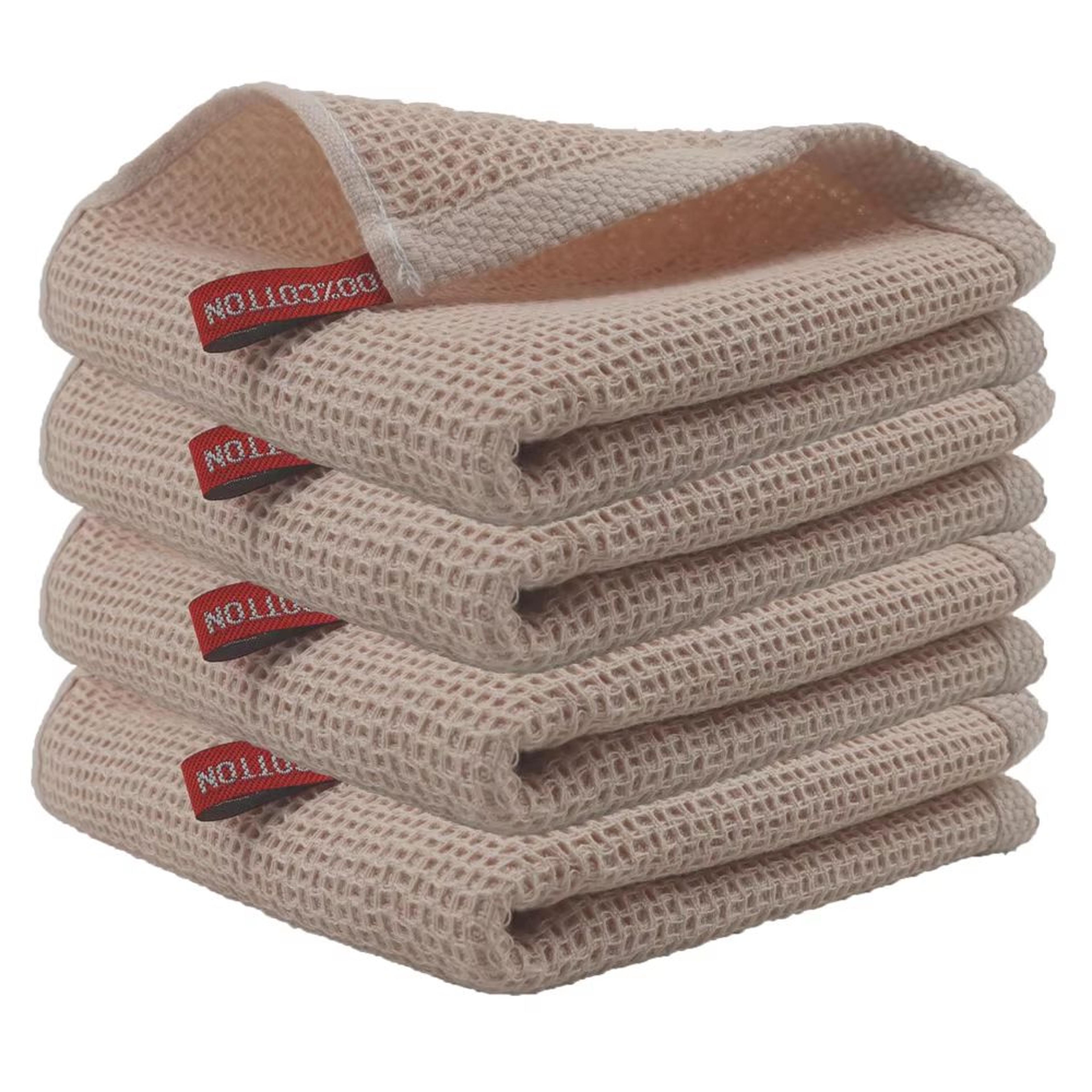 Ultra Soft Cotton Kitchen Towels 4Pack Absorbent Magic Cleaning Cloths 9