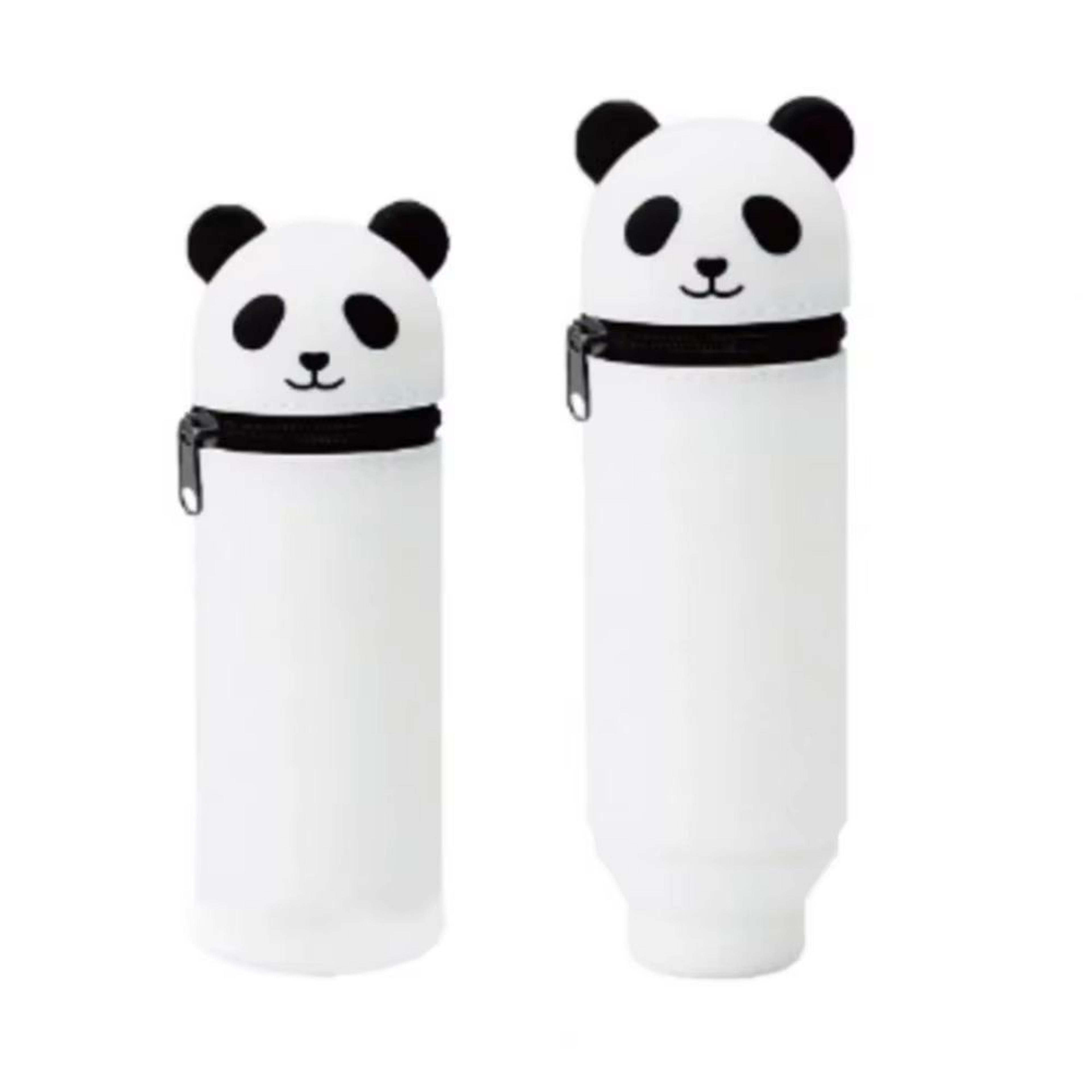 Silicone Cartoon Animal Pencil Case Foldable Pen Pouch With Zipper 2