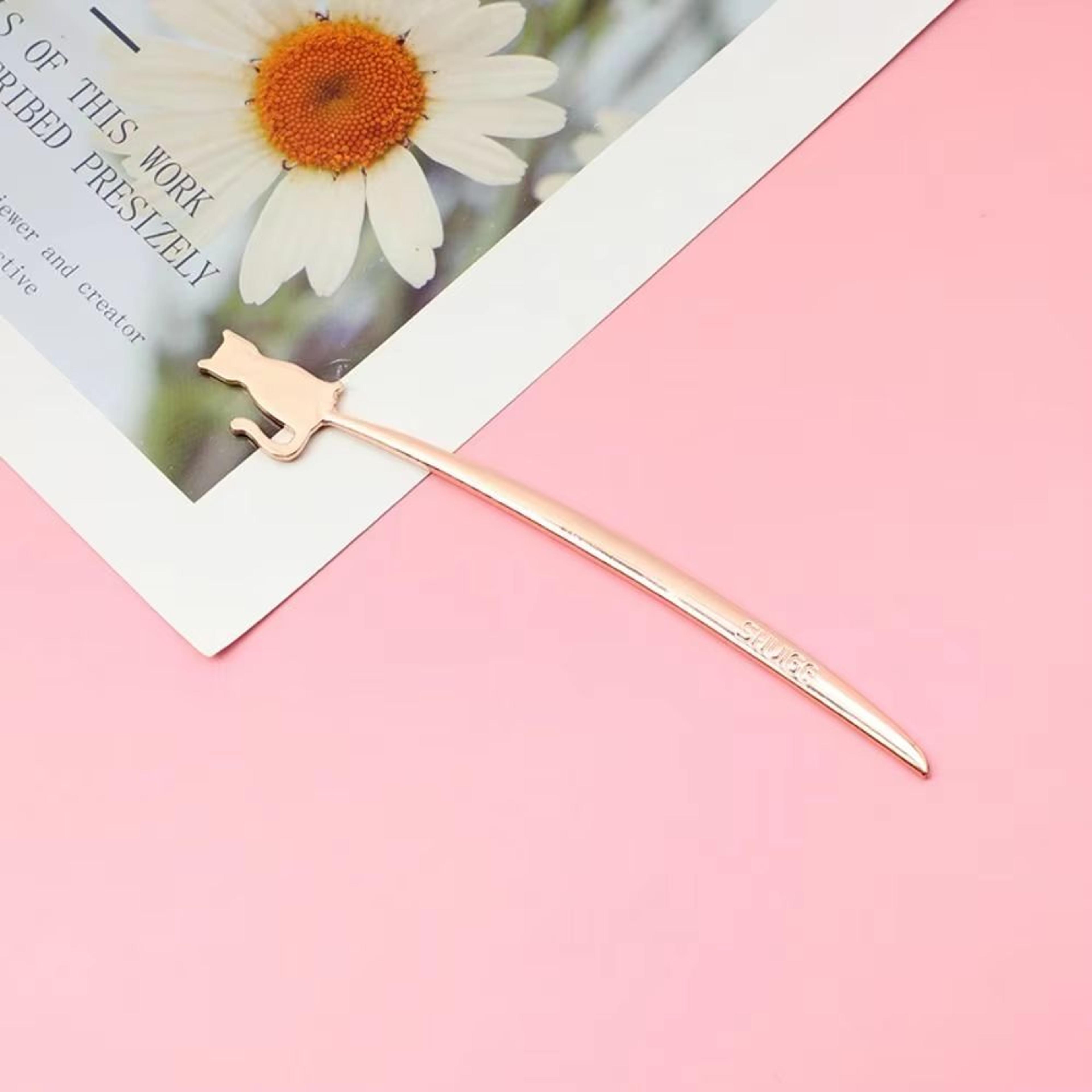 Bird And Cat Shaped Metal Book Clip Page Markers Stationery Decor For School And Office 7