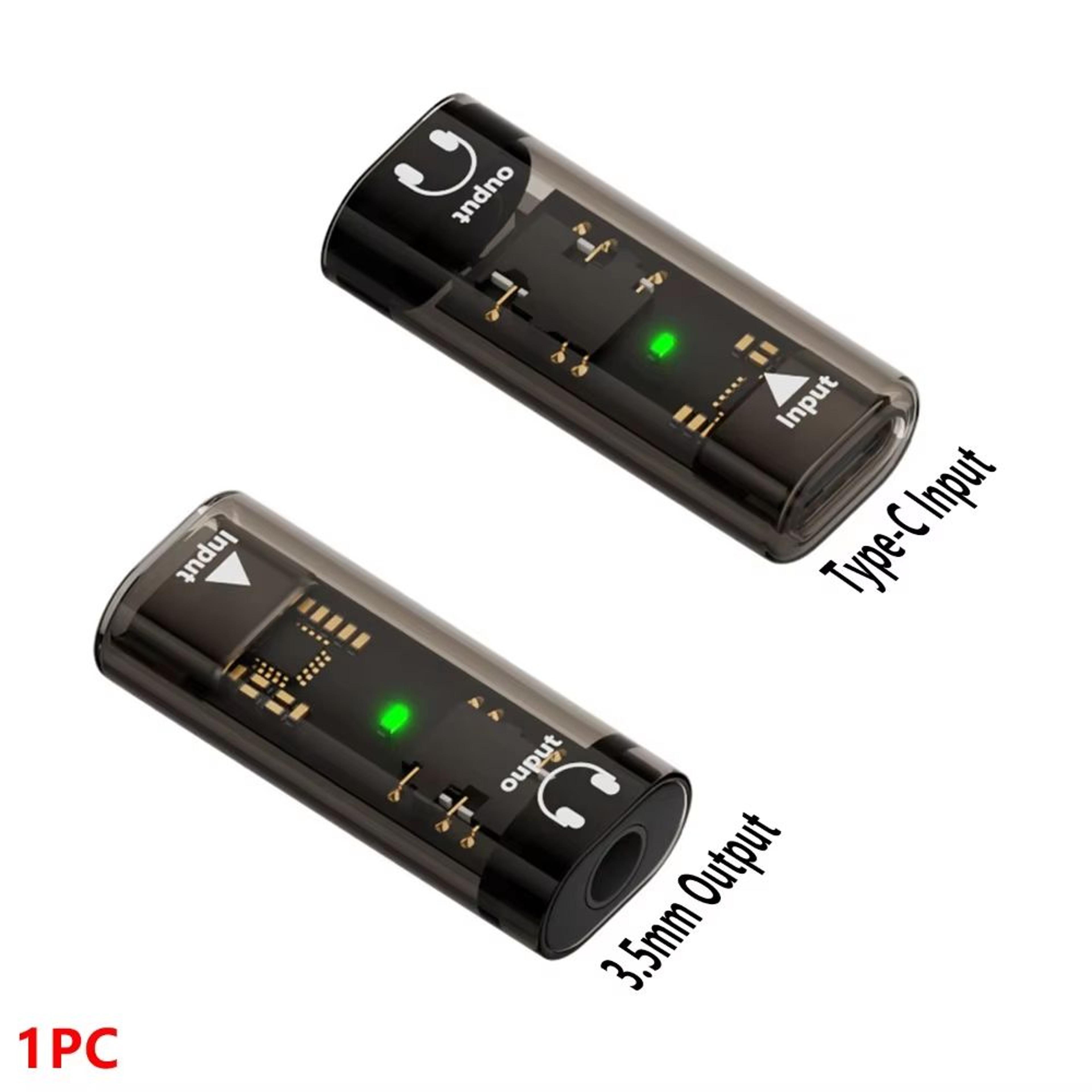 USBC To 35 Mm HiFi Audio Adapter DAC Converter MaletoFemale AUX Connector 6