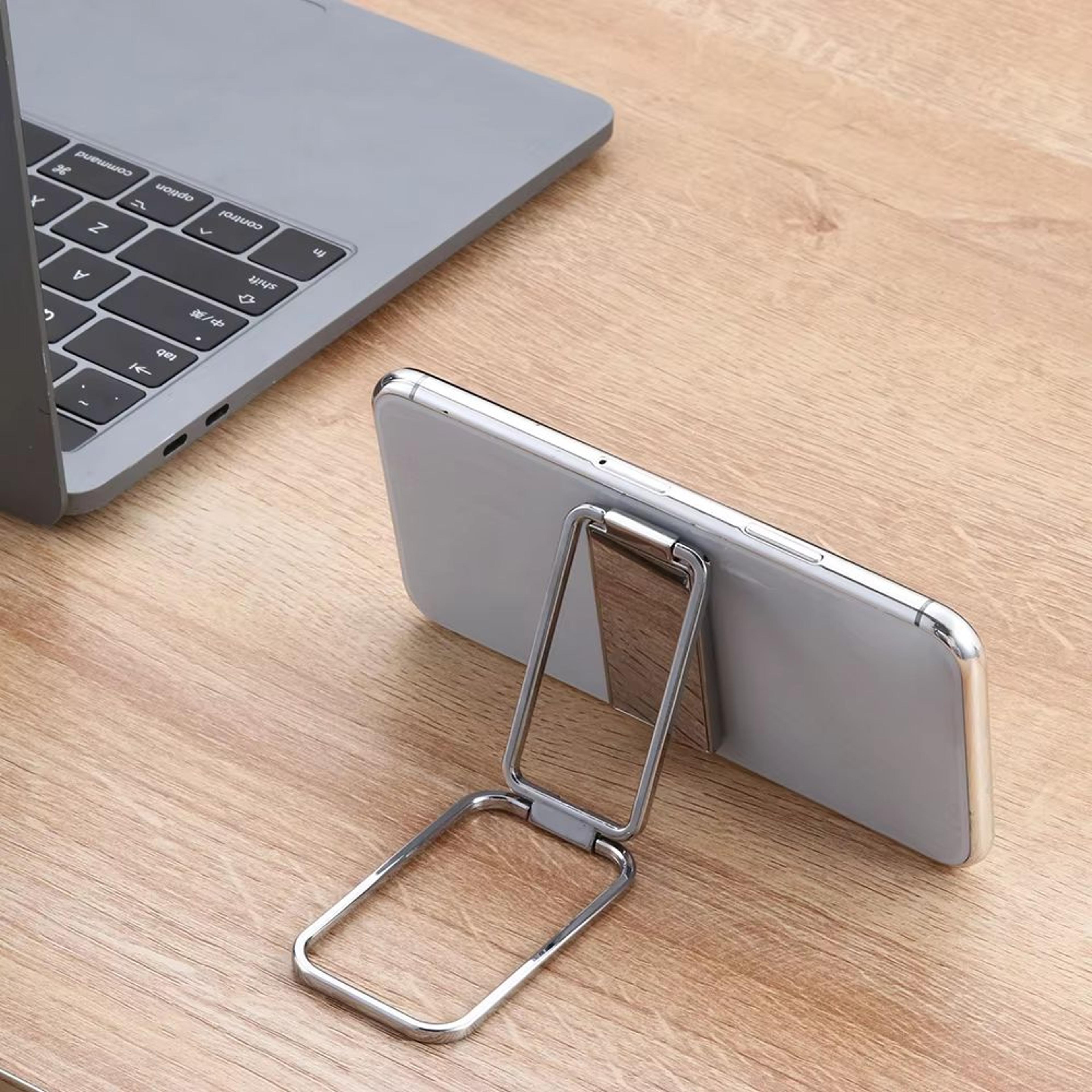 360 Rotating UltraThin Foldable Phone Holder Ring Stand Metal Finger Kickstand 3