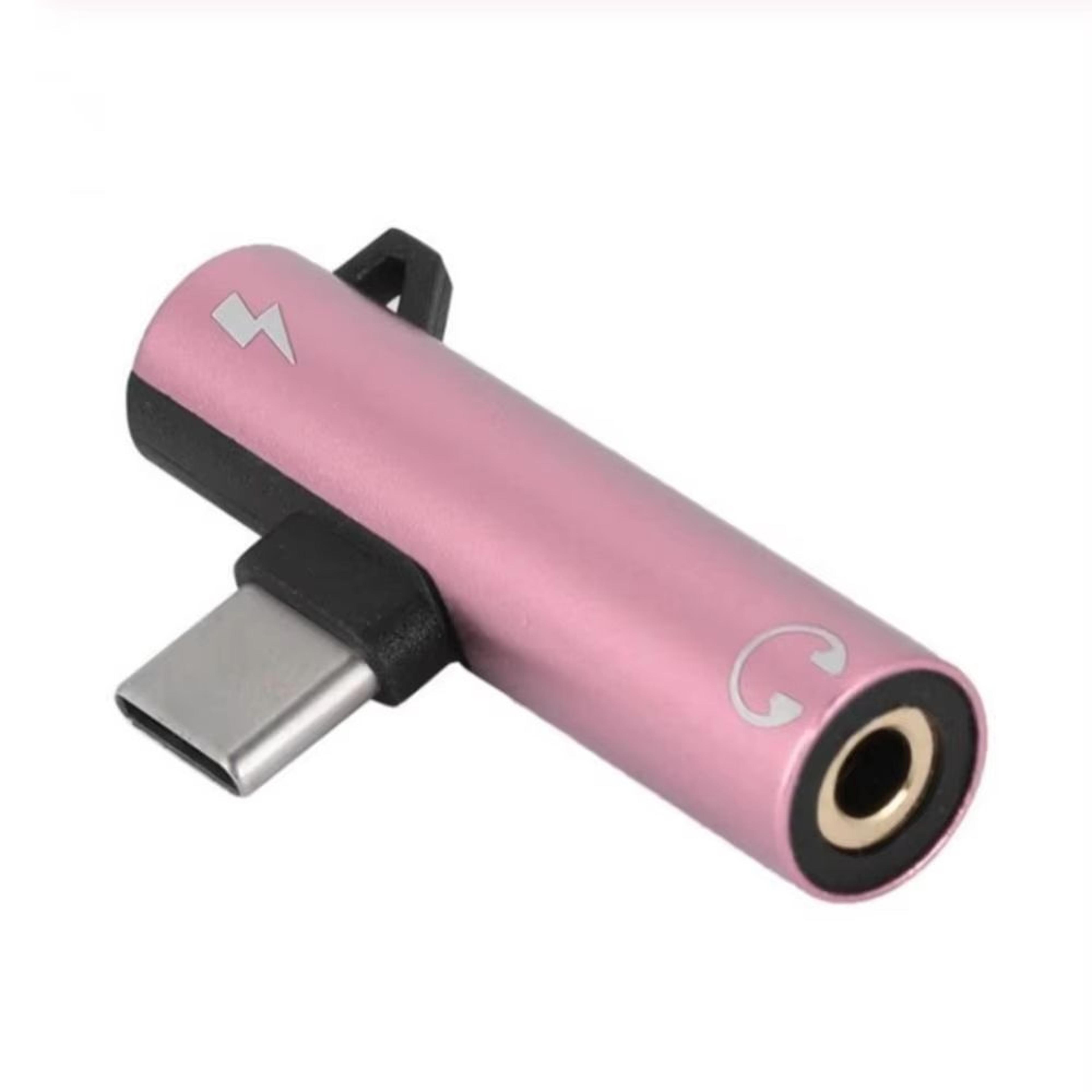 2in1 USBC To 35 Mm Jack And Charging Adapter With 90 Elbow Alloy Connector 6