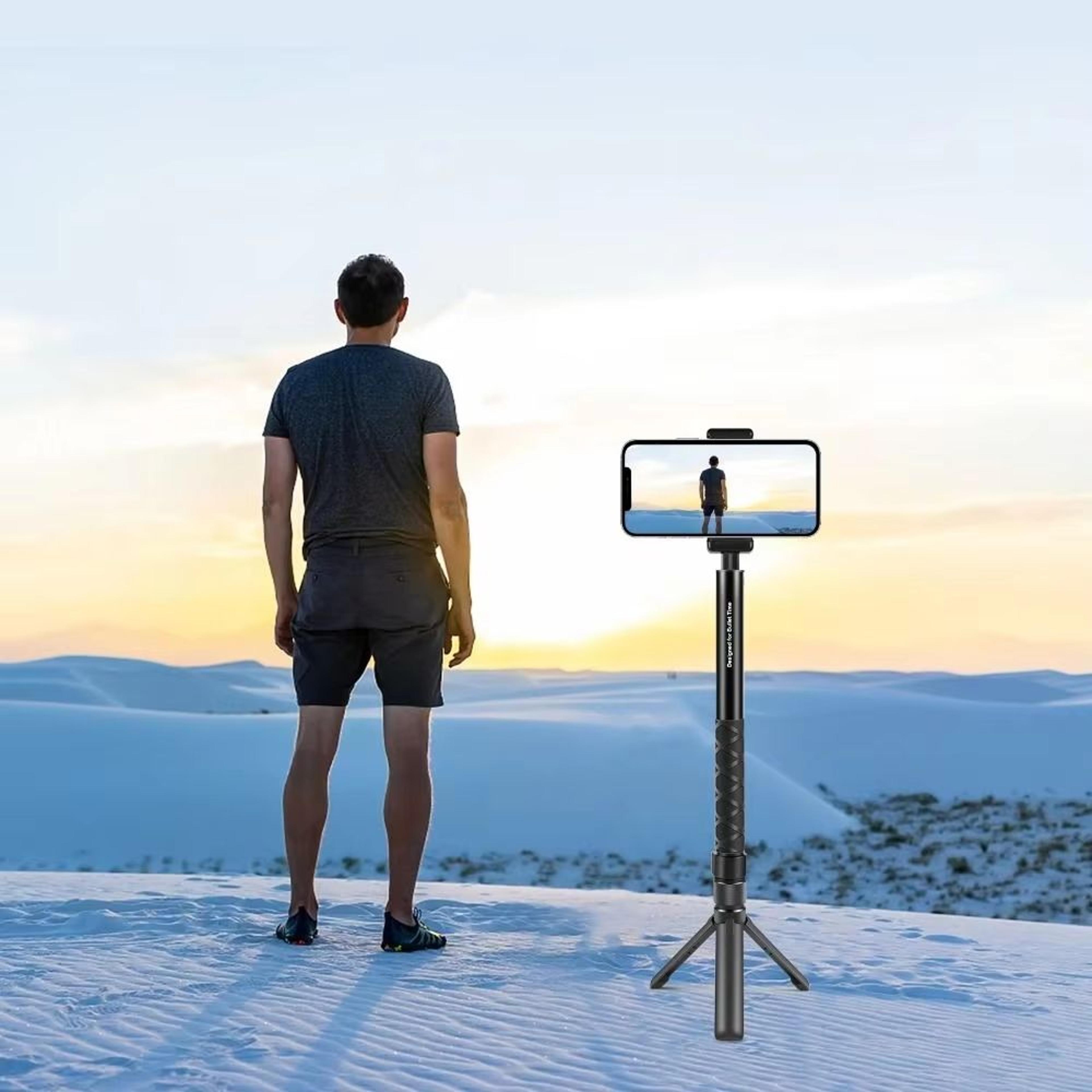 Aluminum Alloy Extendable Tripod Stand With 14 Screw For Cameras And Action Gear 1