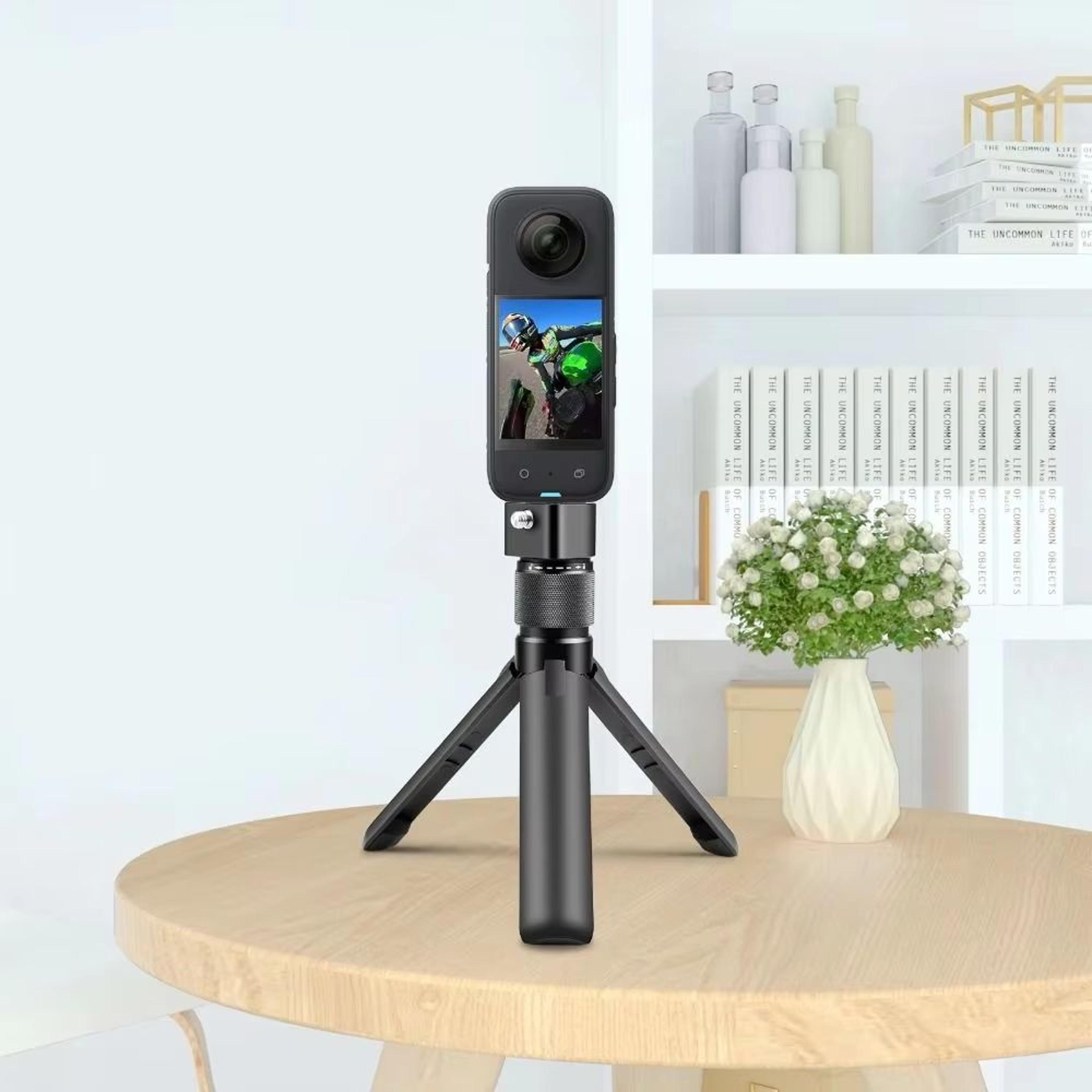 Aluminum Alloy Extendable Tripod Stand With 14 Screw For Cameras And Action Gear 2