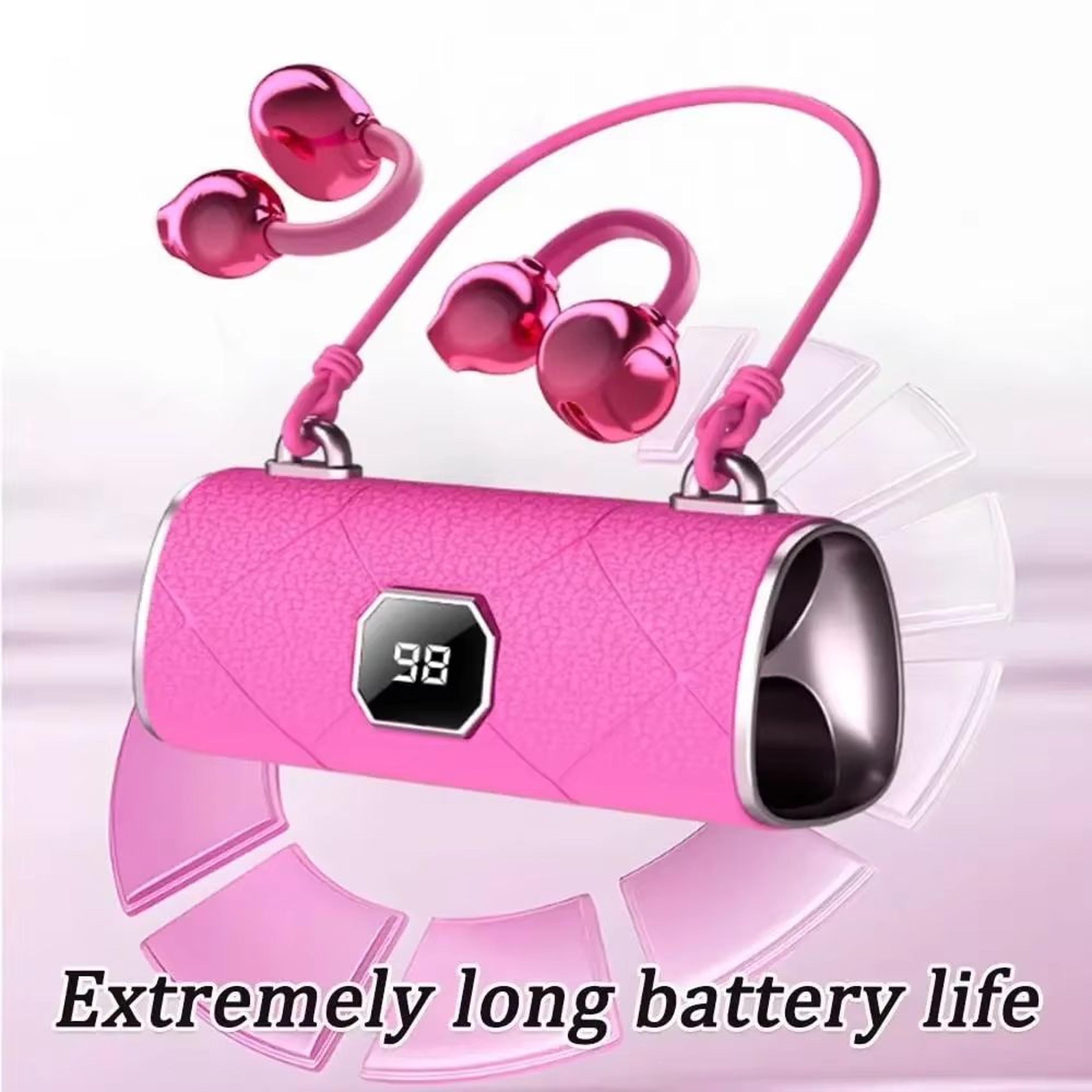 Touch Control Open Ear Wireless Earphones With LED Power Display And Sports Ear Clip 3