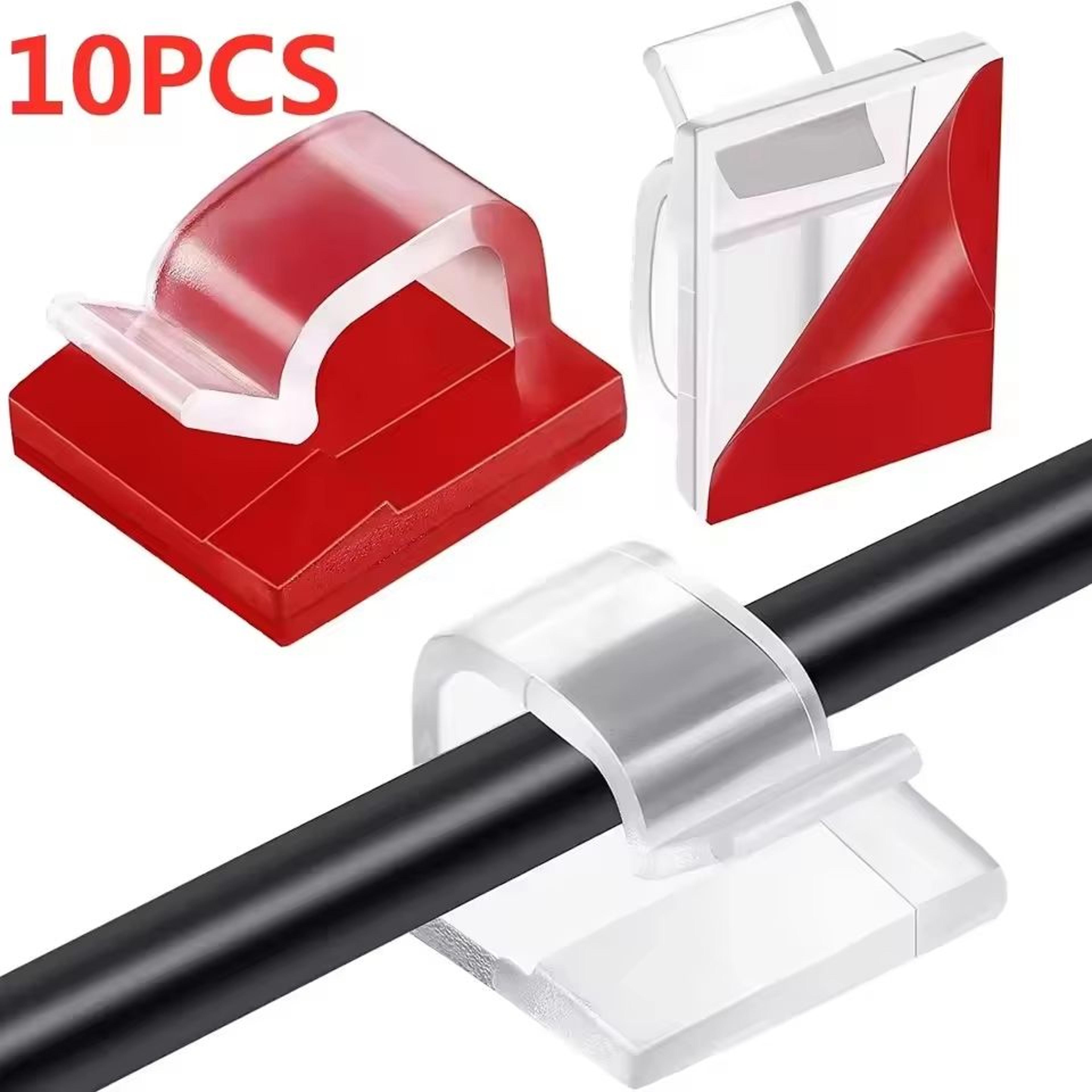 Adhesive Cable Organizer Clips For Wire Management And Protection 7